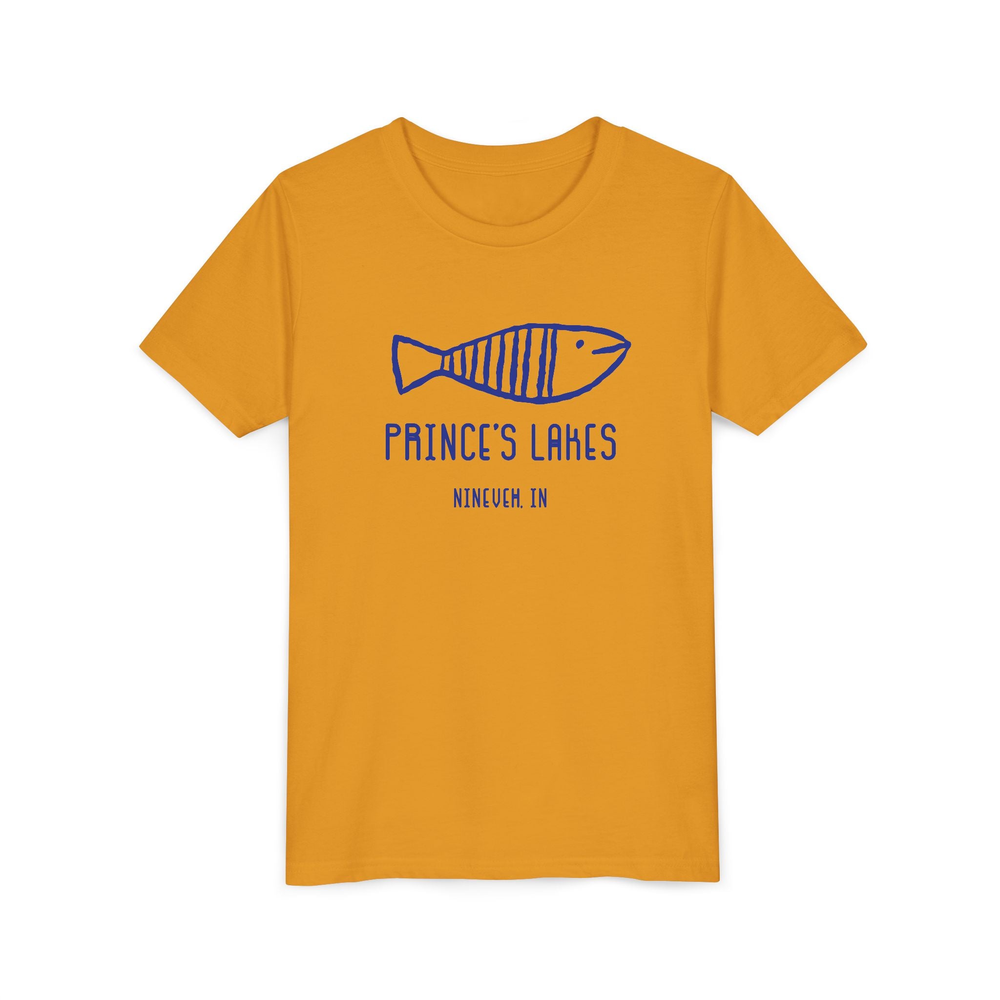 Youth Tee — 'Prince's Lakes' Retro Fish Kids T-Shirt