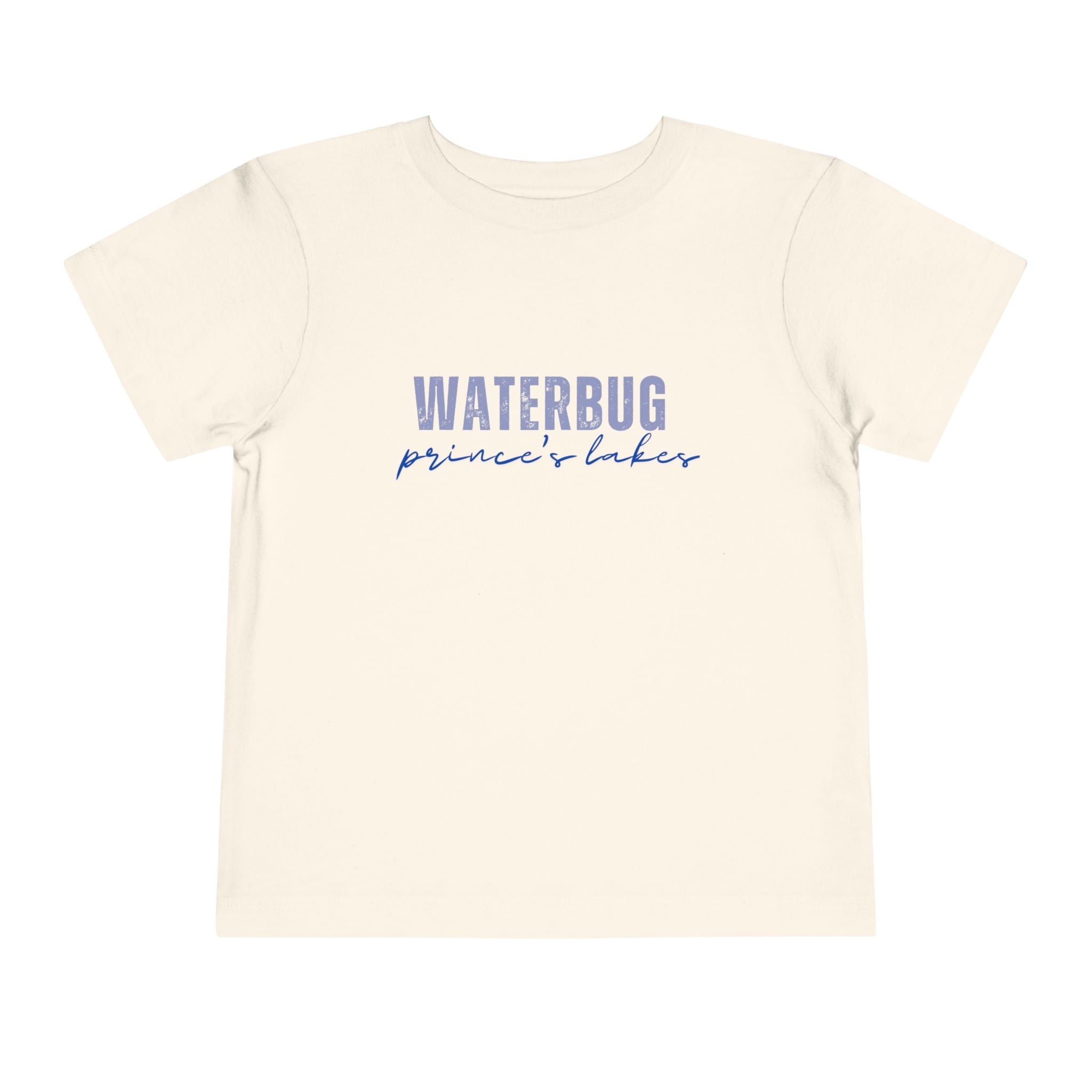 Toddler Tee — "WATERBUG prince's lakes" Water-Inspired Kids T-Shirt