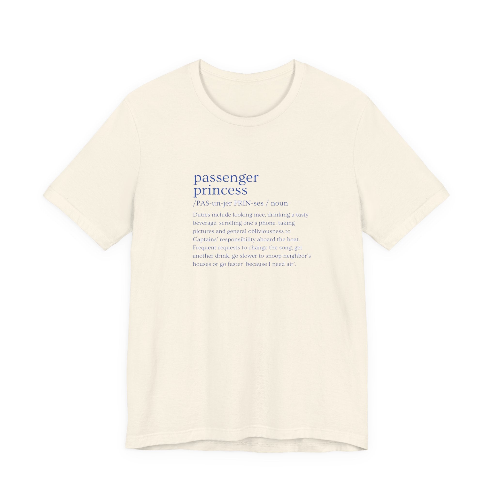 Passenger Princess Tee — Travel Definition Shirt