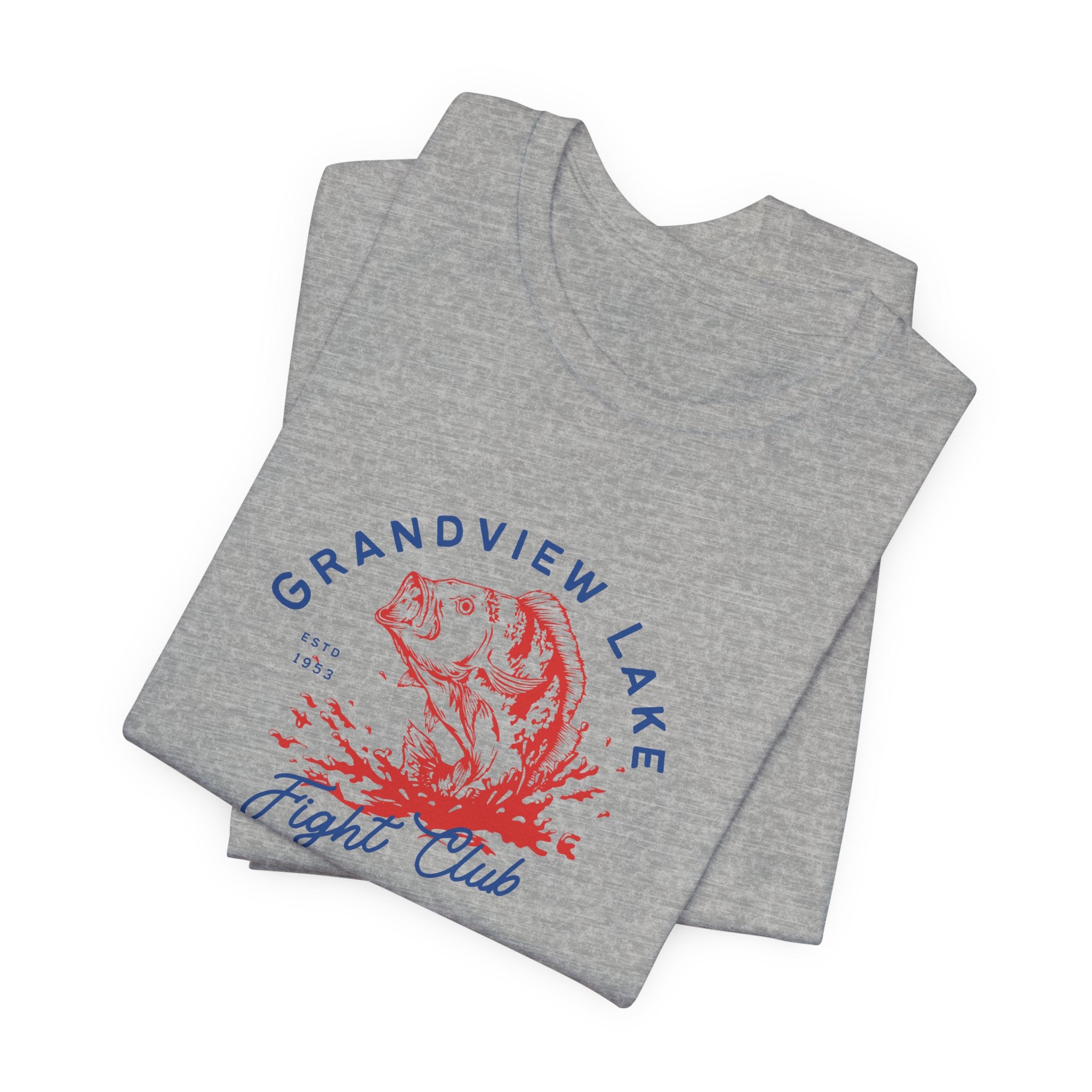 Grandview Lake Fight Club Fishing T-Shirt
