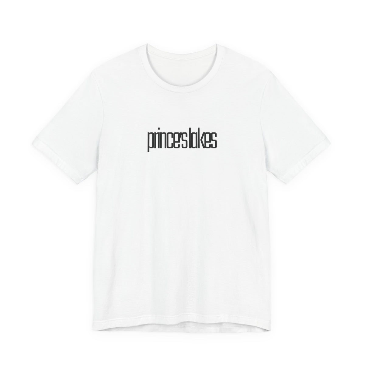 'prince's lakes' Graphic Tee —  Minimal Logo T‑Shirt
