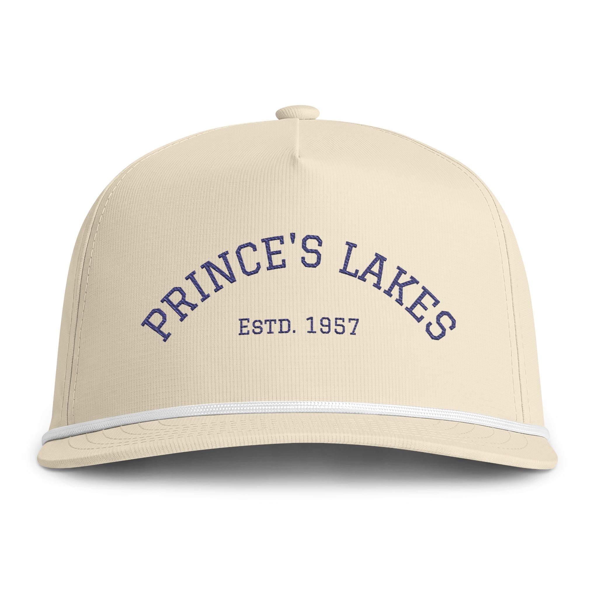 Prince's Lakes Rope Cap — Vintage Sunwashed Trucker Hat