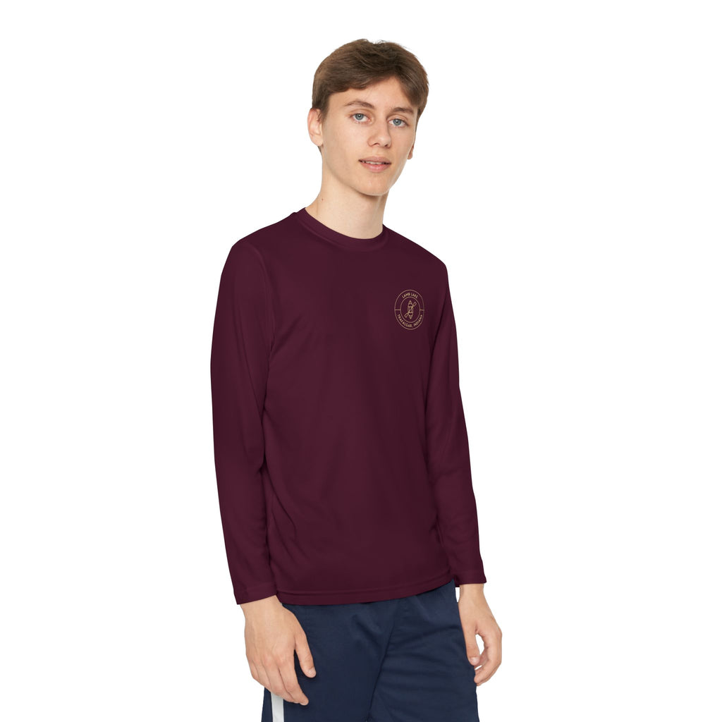 Youth Long Sleeve Tee - Lamb Lake Kayak Logo