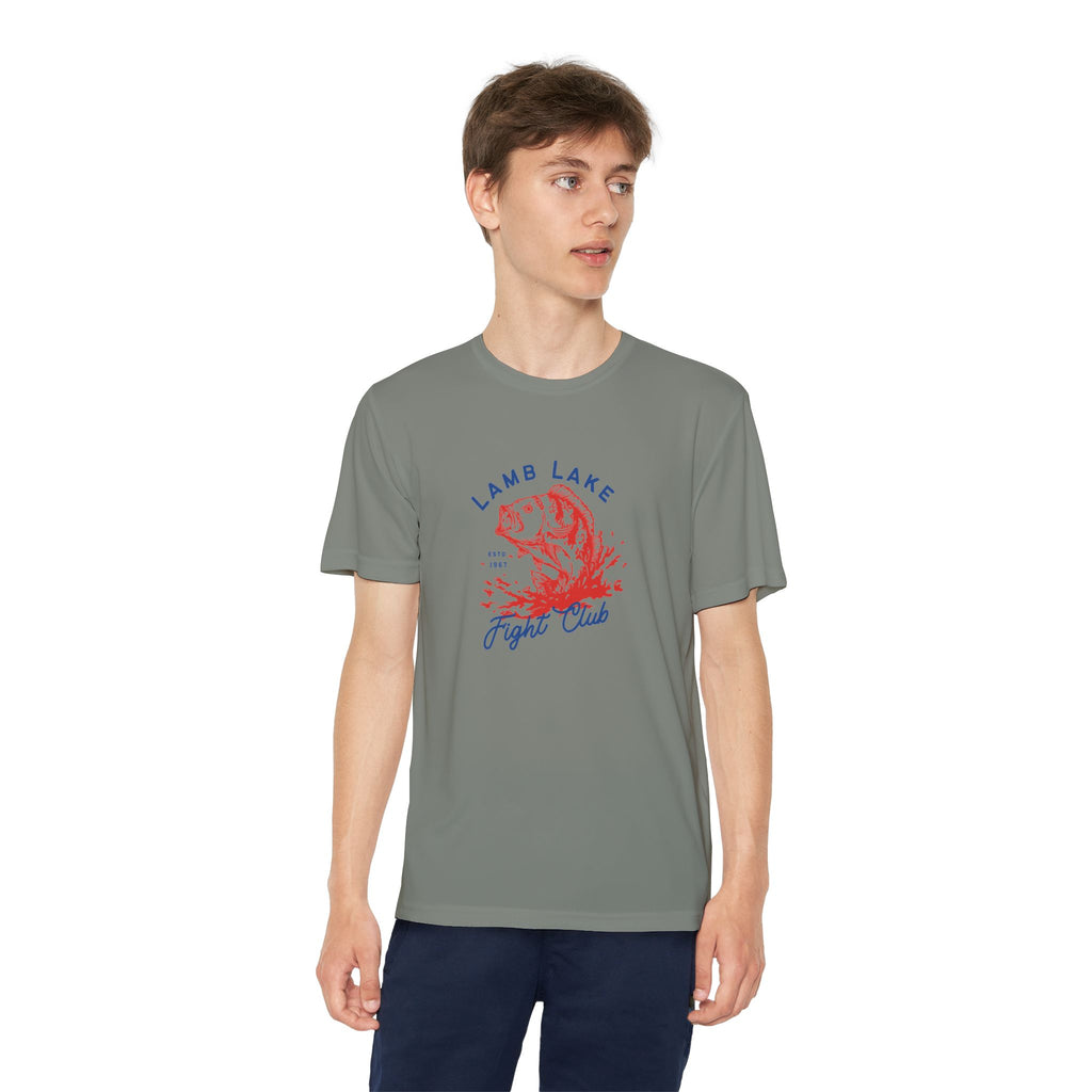 Youth Lamb Lake Fishing T‑Shirt - "Fight Club" Bass Angler Tee