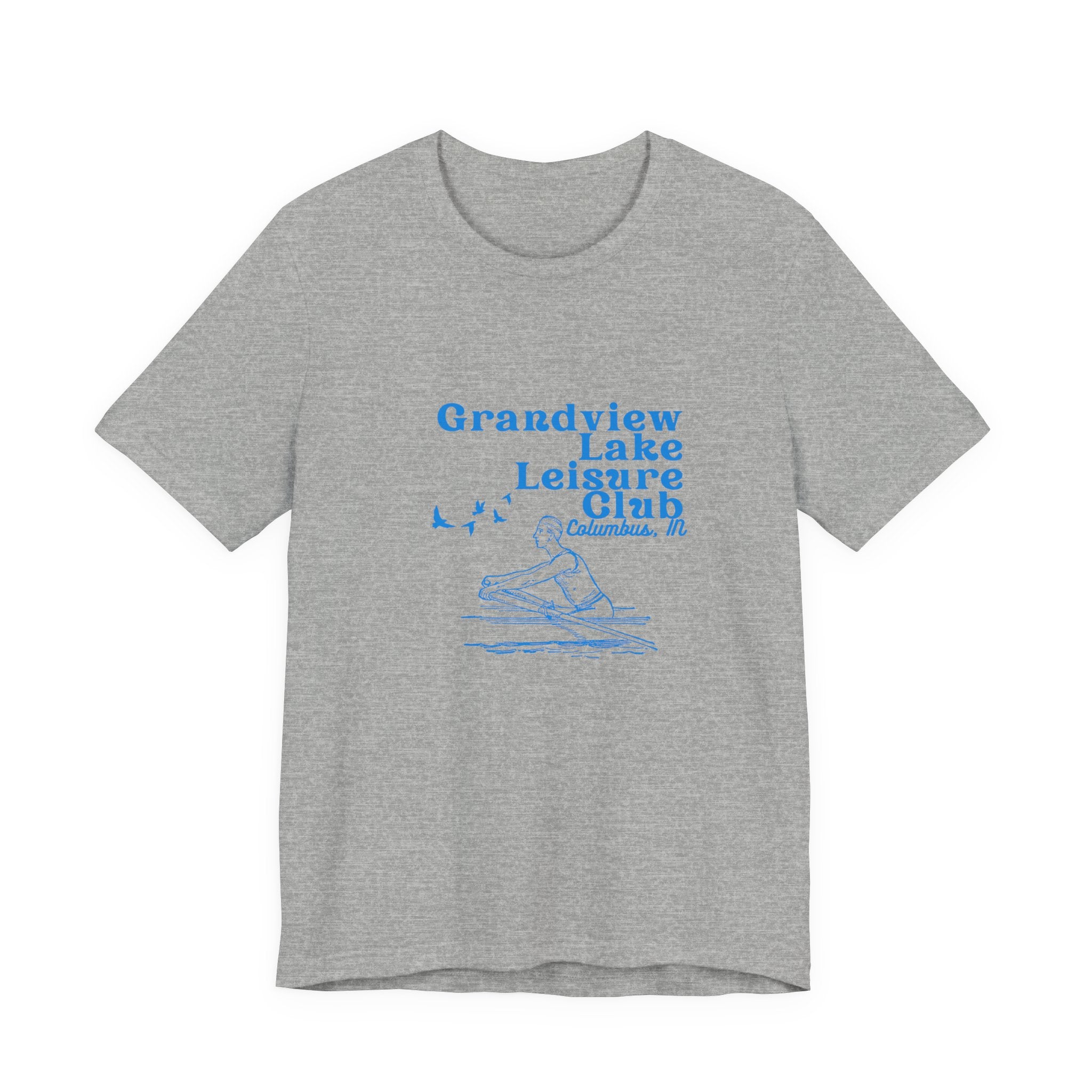 Kayak Tee – "Grandview Lake Leisure Club" Vintage Boating T-Shirt