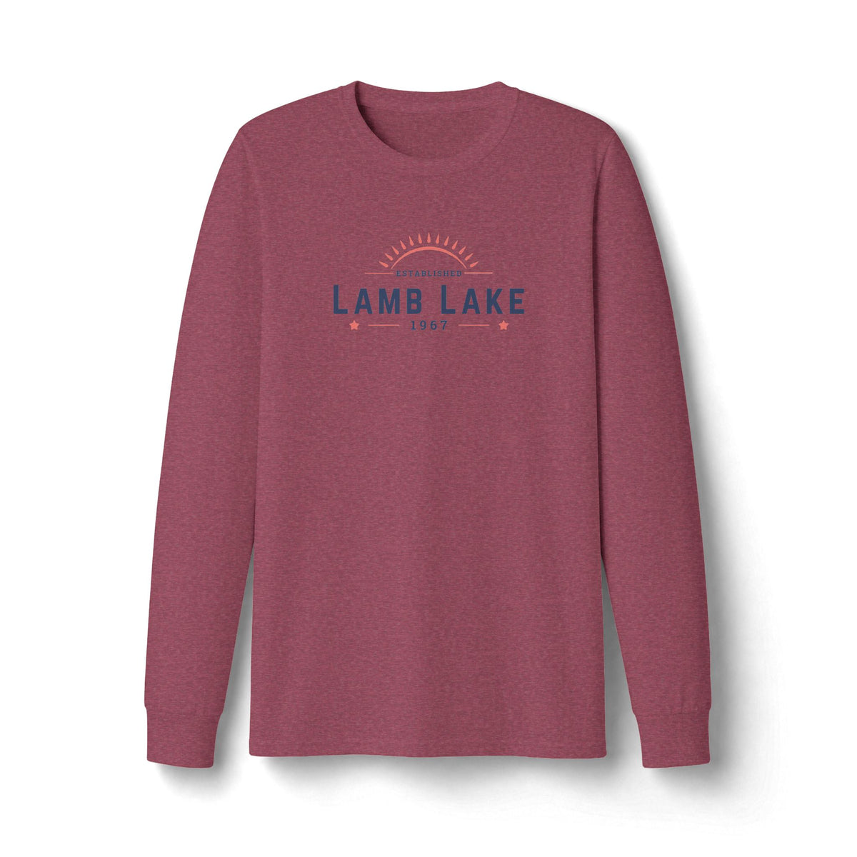 Lamb Lake Established 1967 Long Sleeve Tee