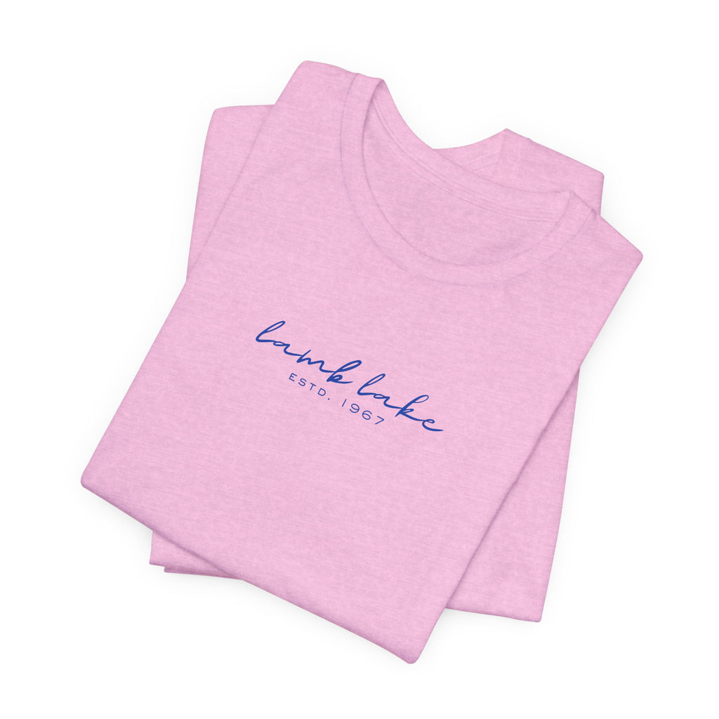 'lamb lake" Unisex Jersey Short Sleeve Tee