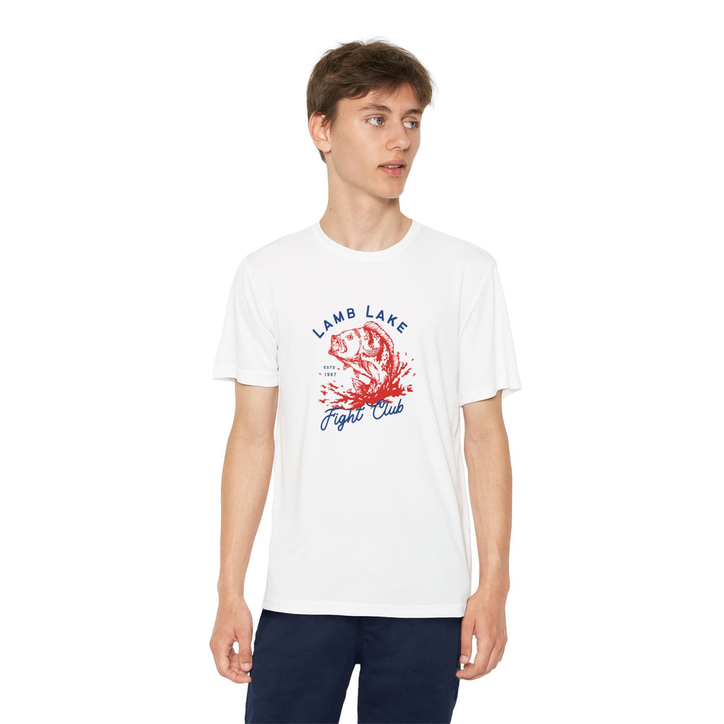 Youth Lamb Lake Fishing T‑Shirt - "Fight Club" Bass Angler Tee