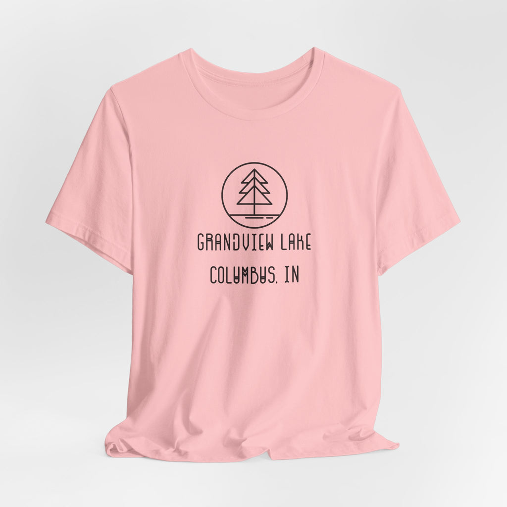 Grandview Lake Minimalist Tee — Lake Forest Graphic Short Sleeve Shirt