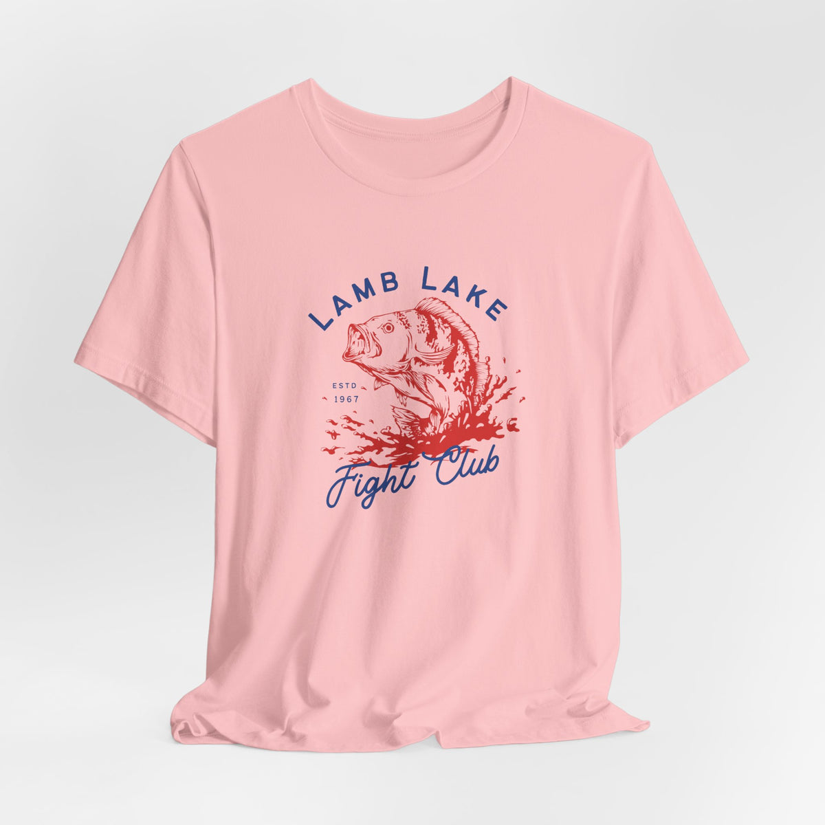 Lamb Lake Fight Club Fishing T-Shirt