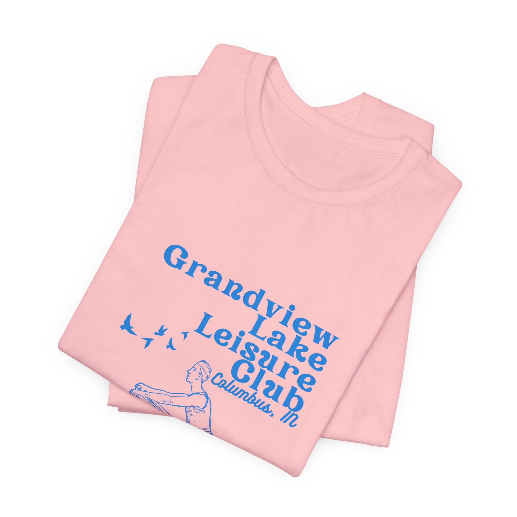 Kayak Tee – "Grandview Lake Leisure Club" Vintage Boating T-Shirt