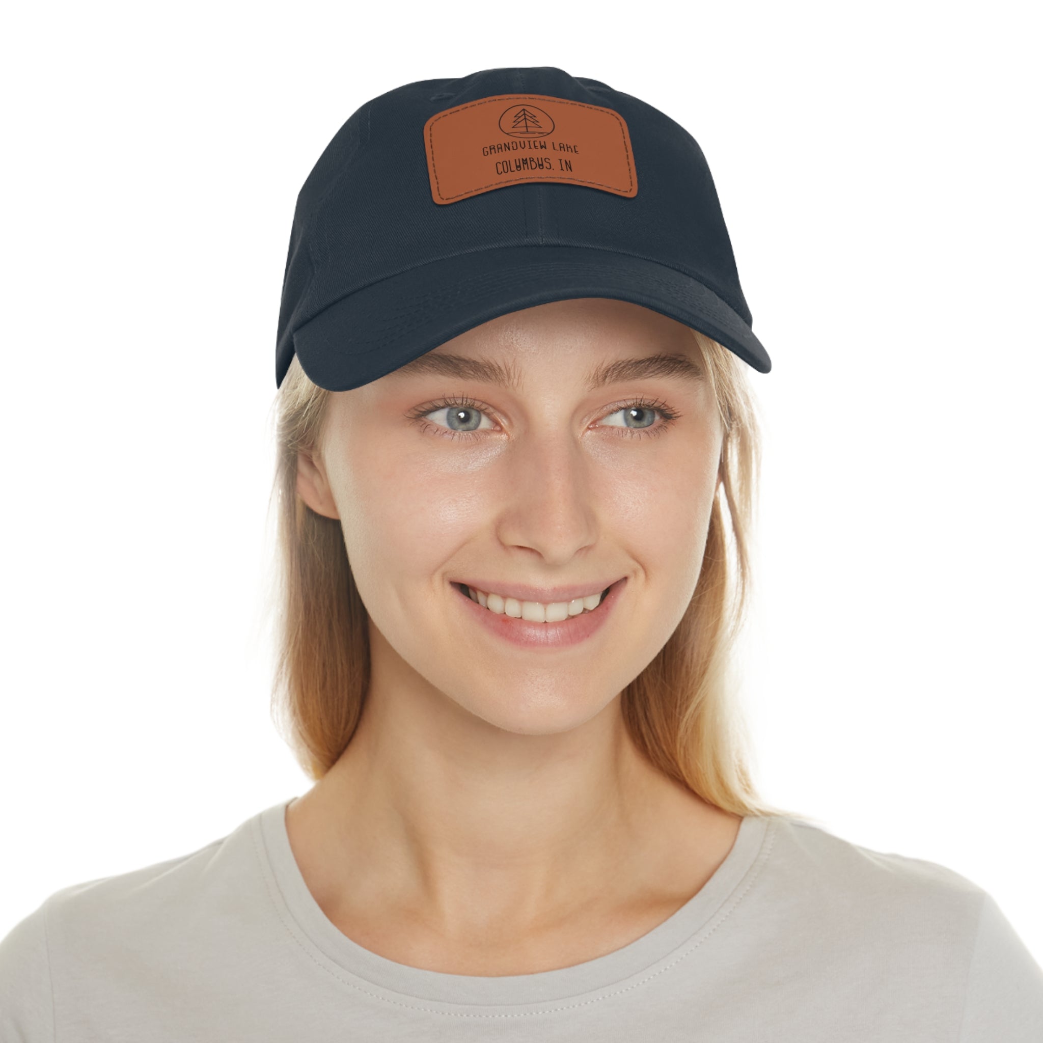 Leather Patch Hat — Grandview Lake Outdoor Baseball Cap