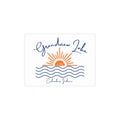 Postcard Bundles (envelopes not included) - Grandview Lake Script Sunset over Water