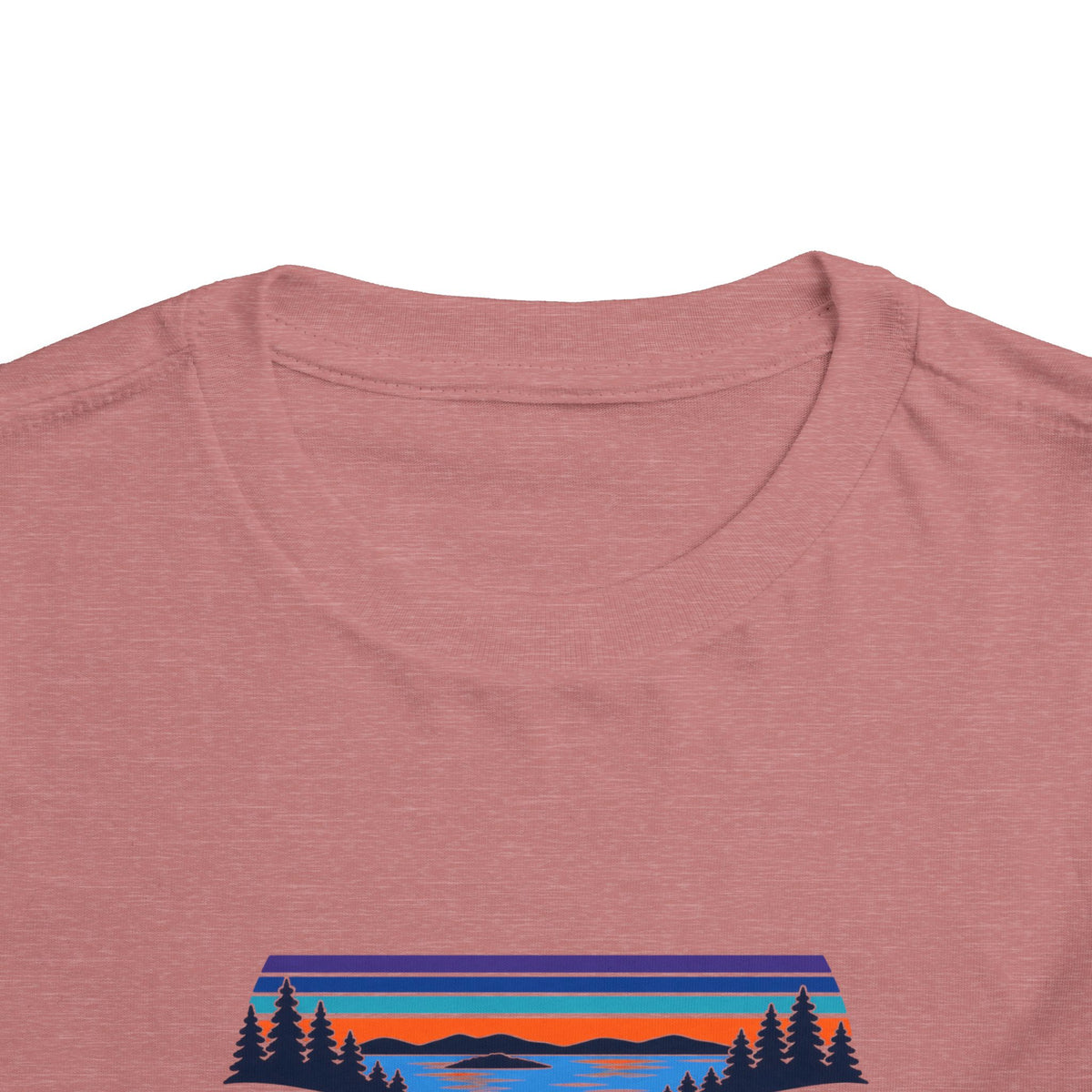 Toddler Tee - "Grandview Lake" Retro Sunset Graphic