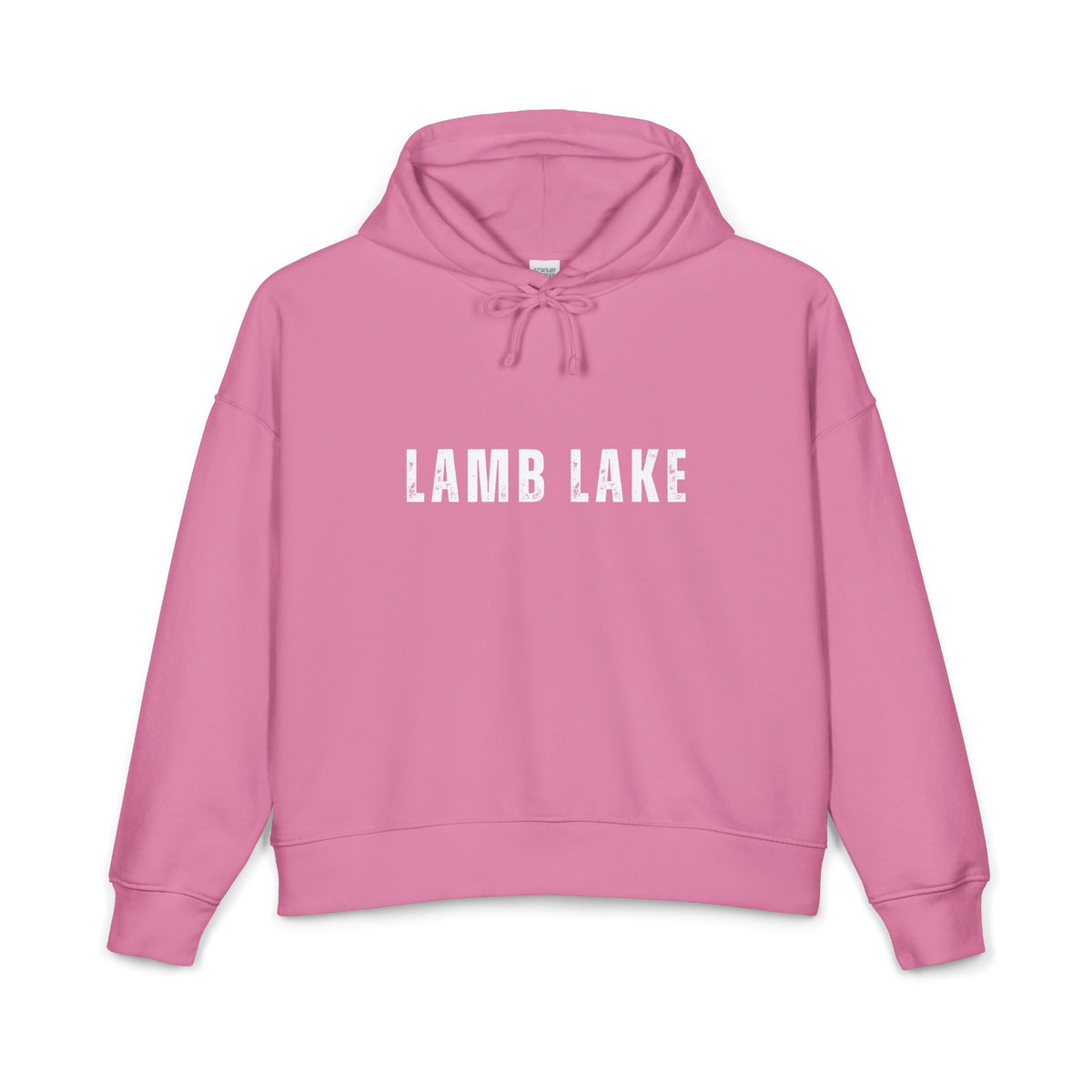 Lamb Lake Organic Women's Hoodie — 'LAMB LAKE' Cozy Pullover