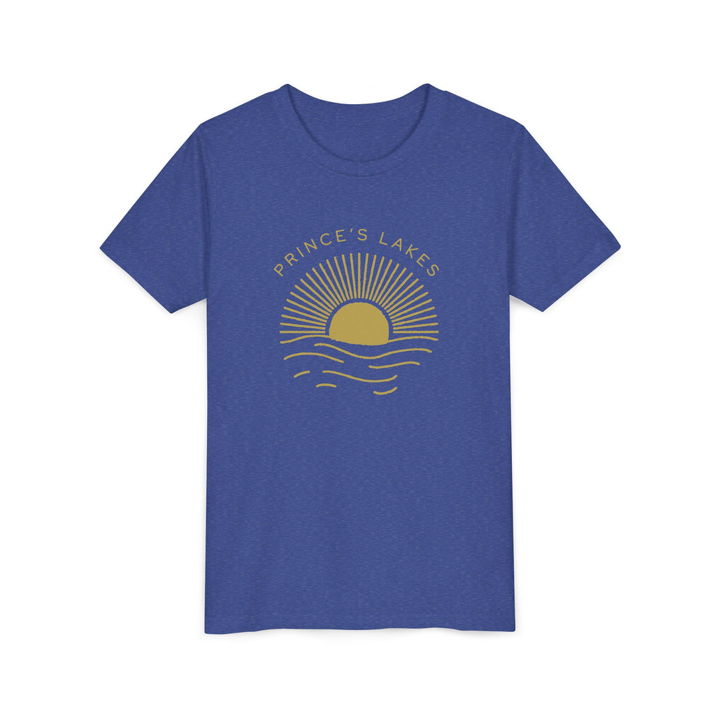 Youth Tee — 'Prince's Lakes' Golden Hour Sunset Kids T-Shirt