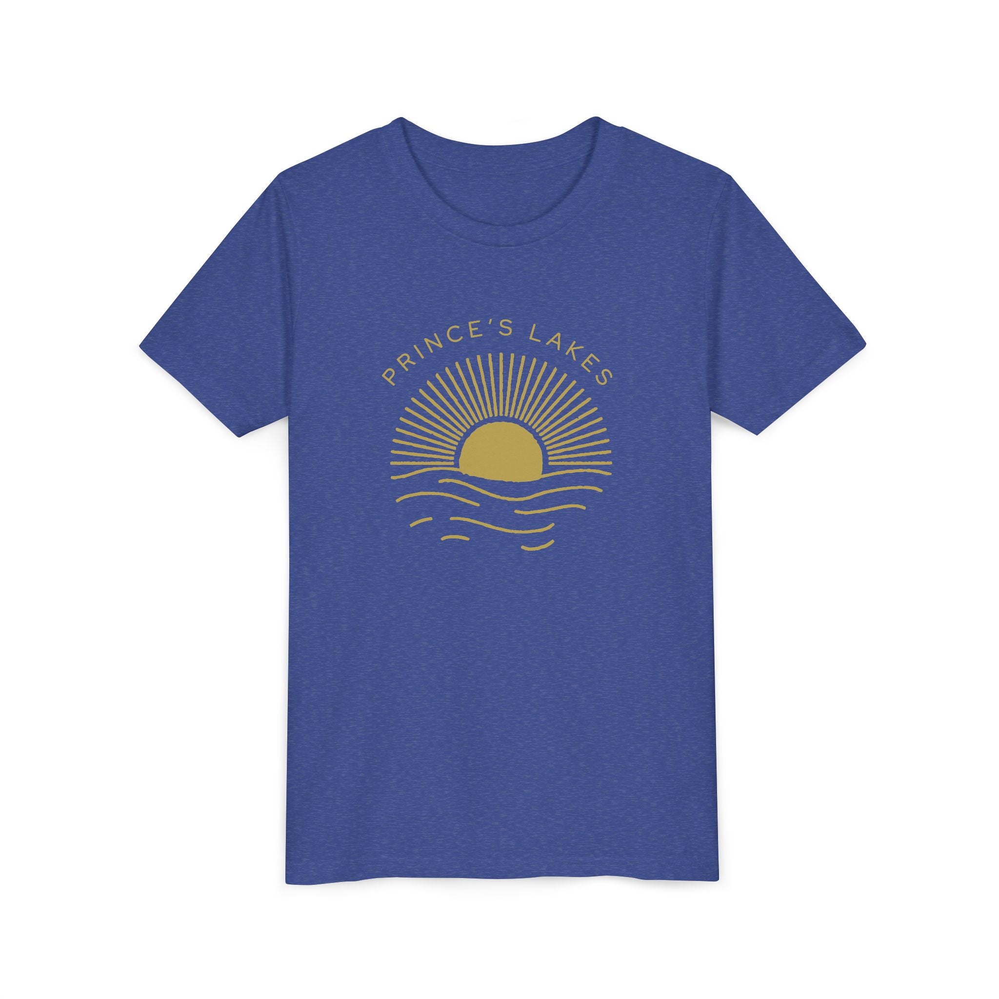 Youth Tee — 'Prince's Lakes' Golden Hour Sunset Kids T-Shirt