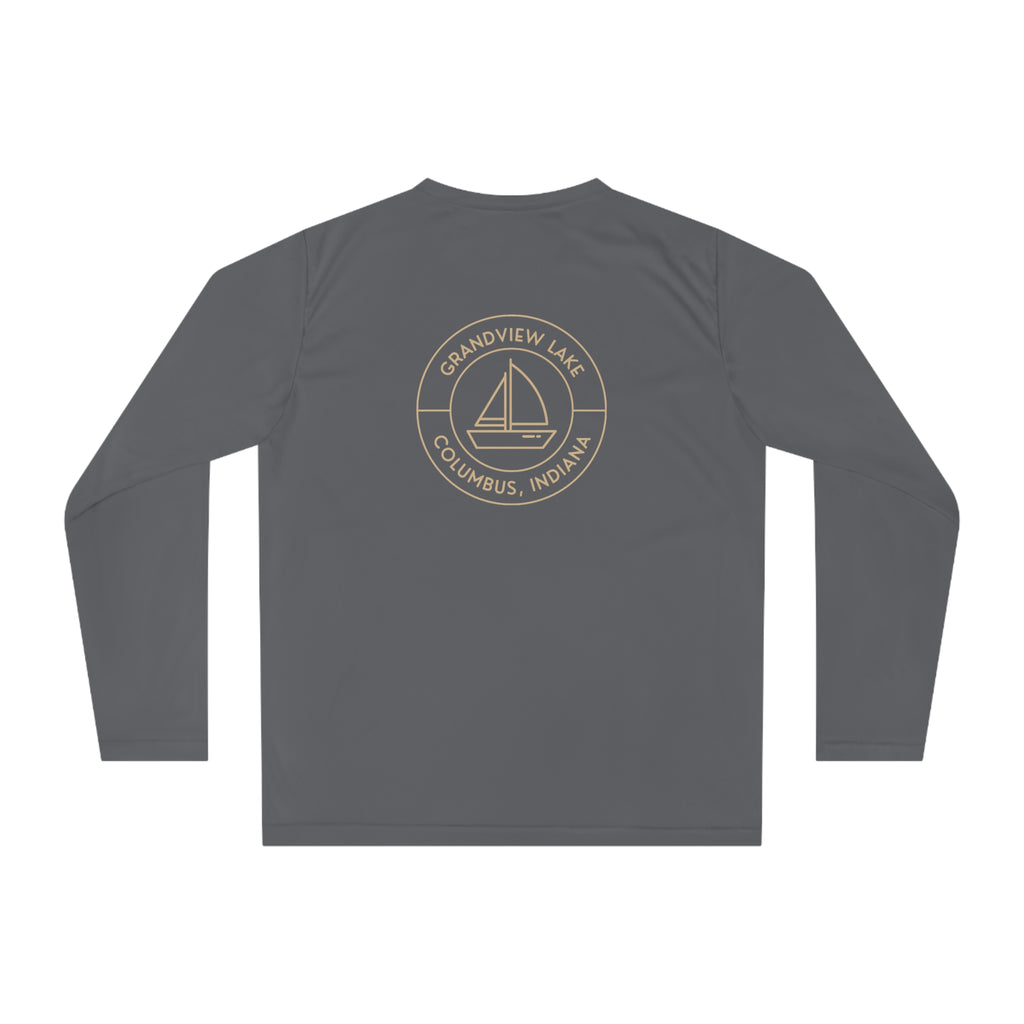 Performance Long Sleeve Shirt — Sailboat Grandview Lake Logo