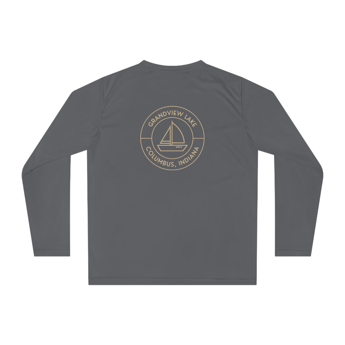 Performance Long Sleeve Shirt — Sailboat Grandview Lake Logo