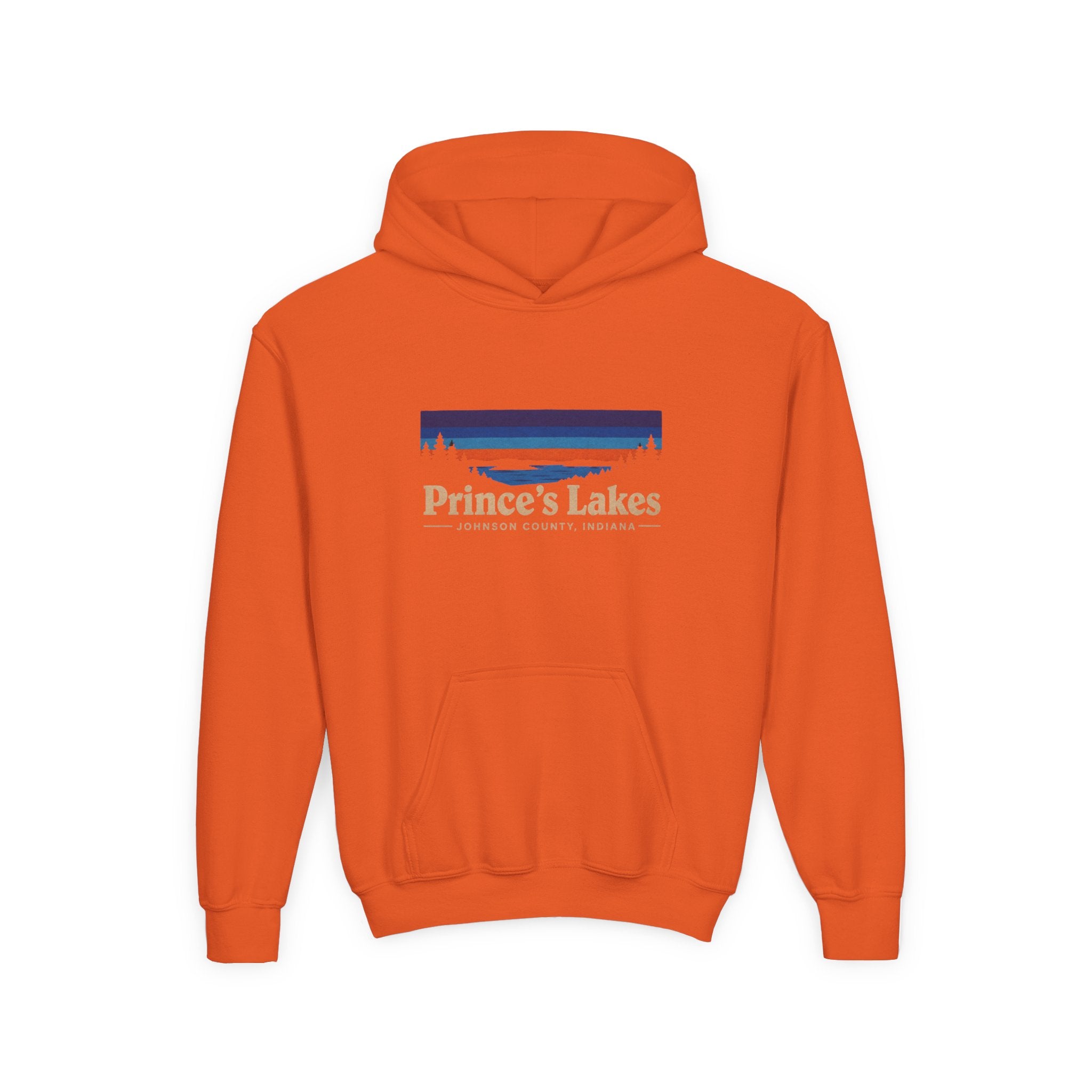 Youth Hoodie - Prince's Lakes Sunset Logo