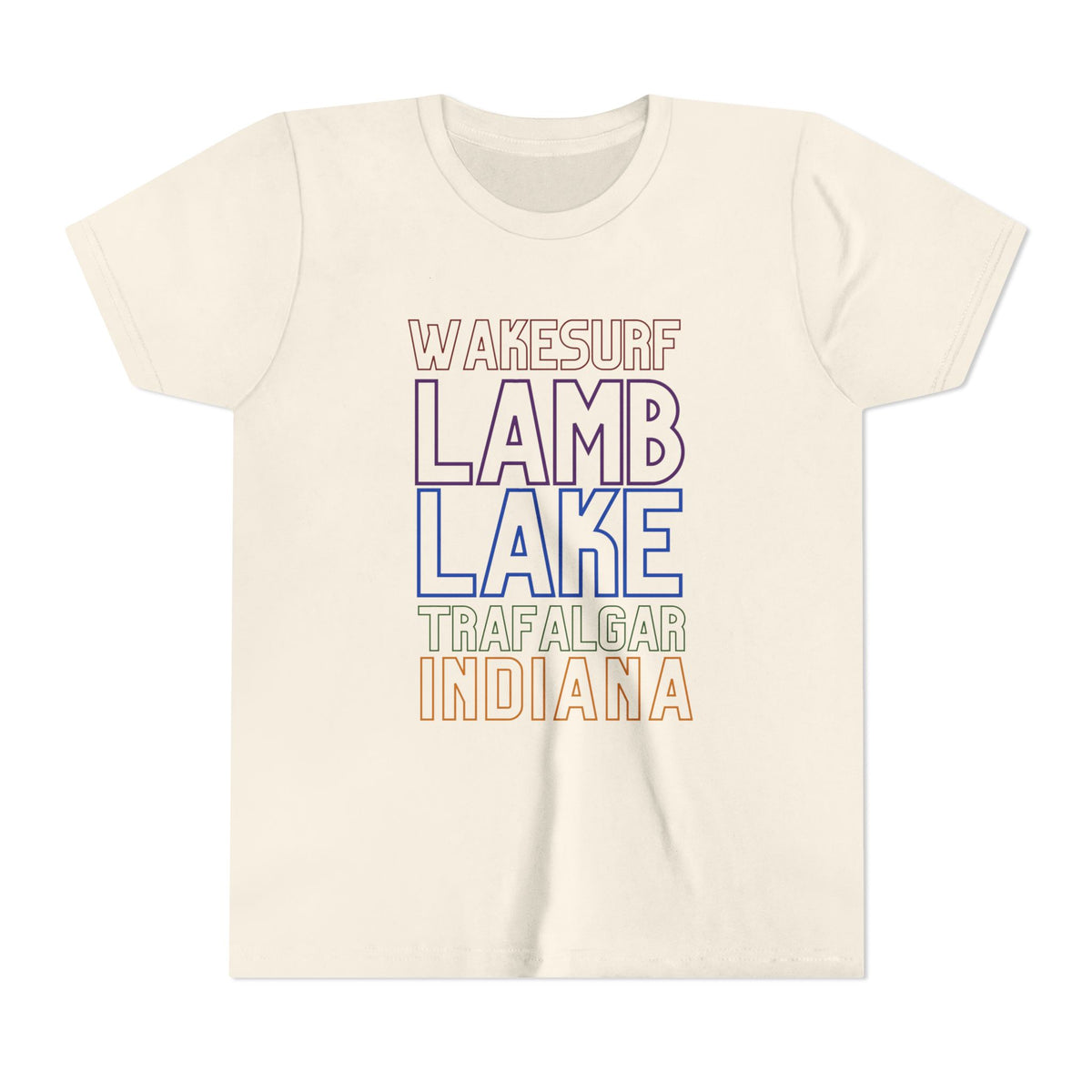 Youth Tee - Lamb Lake Columbus Indiana Wakesurf (Kids)
