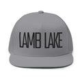 LAMB LAKE Embroidered Flat Bill Cap