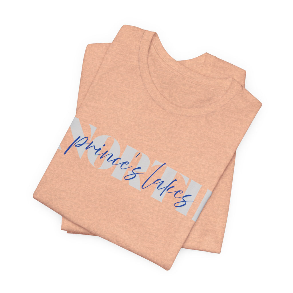 Prince's Lakes NORTH Tee — Script Graphic T-Shirt