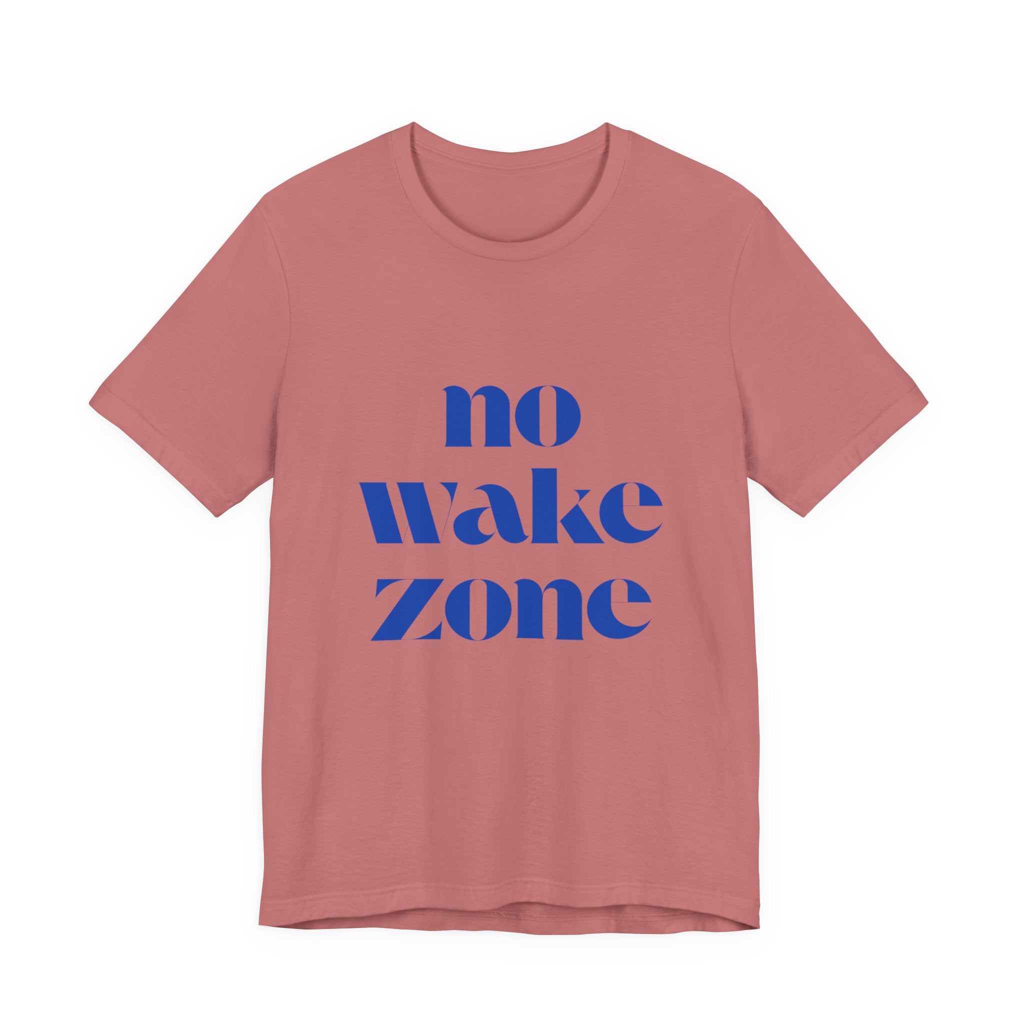 No Wake Zone T-Shirt — Nautical Relaxed Graphic Tee