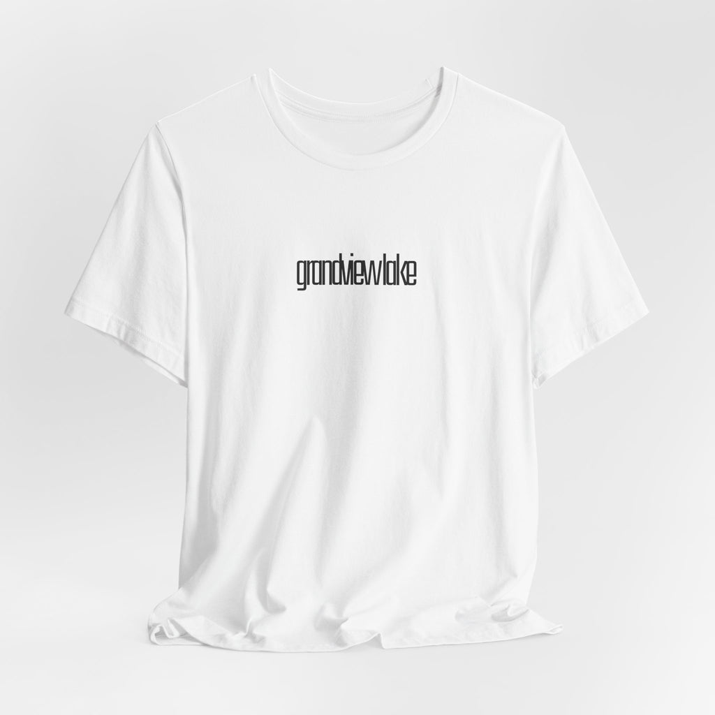 'grandview lake' Graphic Tee —  Minimal Logo T‑Shirt