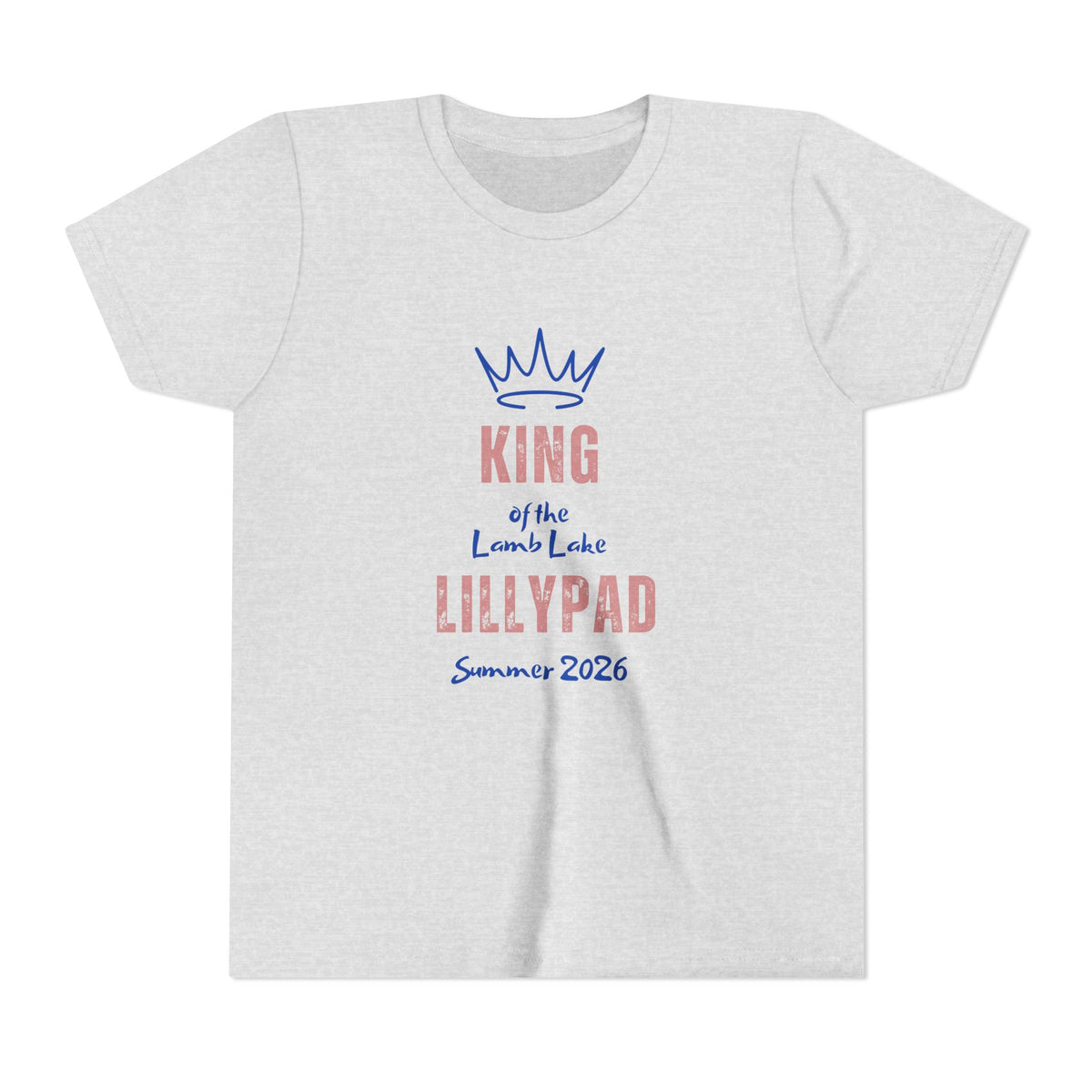 King of the Lamb Lake Lillypad Youth Tee — Cute Summer 2026 Kids Shirt