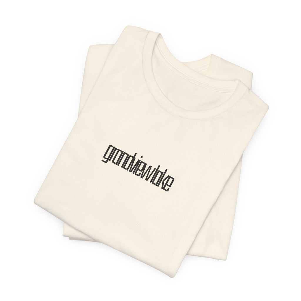 'grandview lake' Graphic Tee —  Minimal Logo T‑Shirt