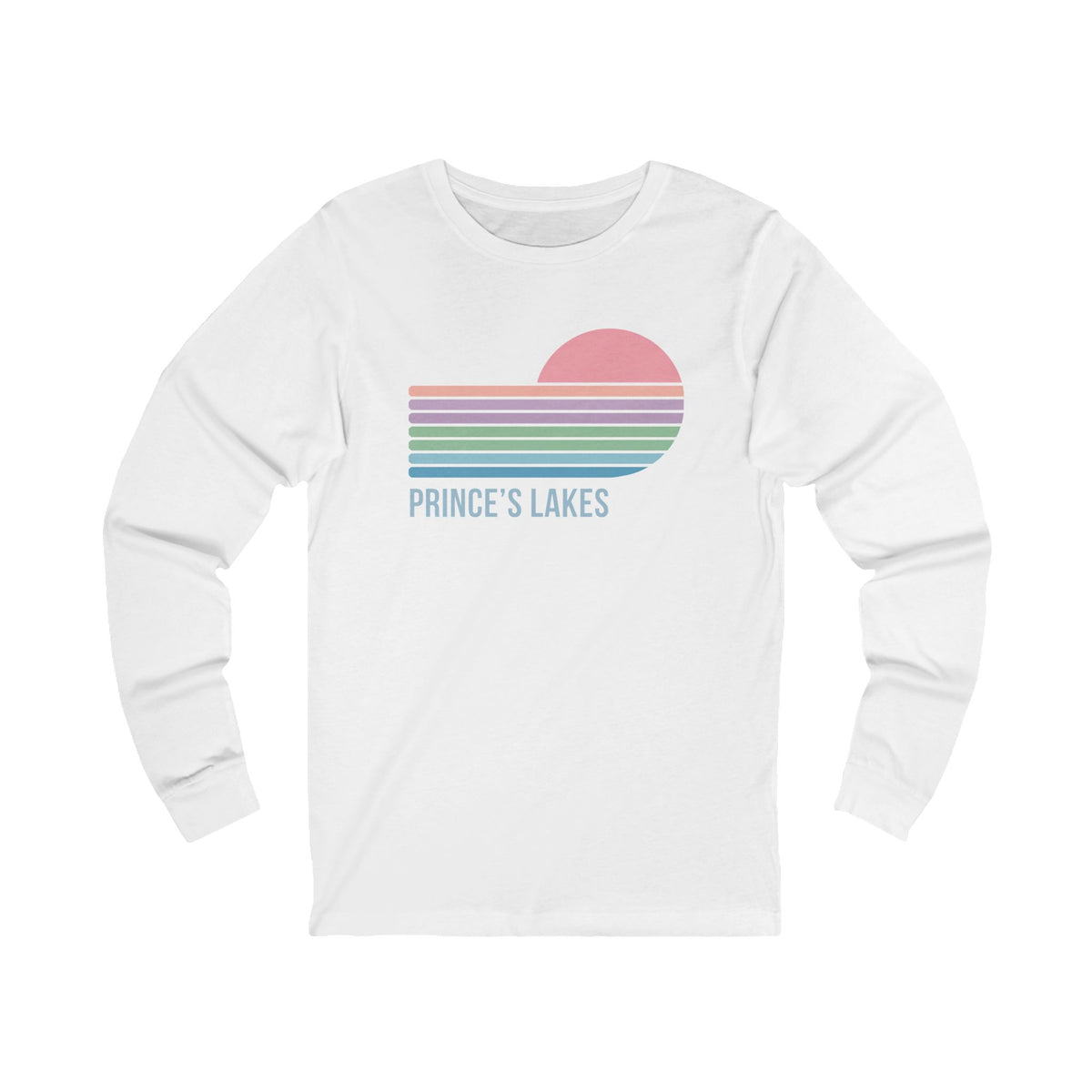 Prince's Lakes Retro Sunset Long Sleeve Tee