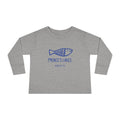 Toddler Long Sleeve Tee — "Prince's Lakes" Hand-Drawn Fish Graphic