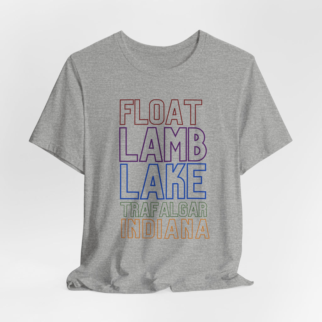 Float Lamb Lake Trafalgar Indiana T-Shirt