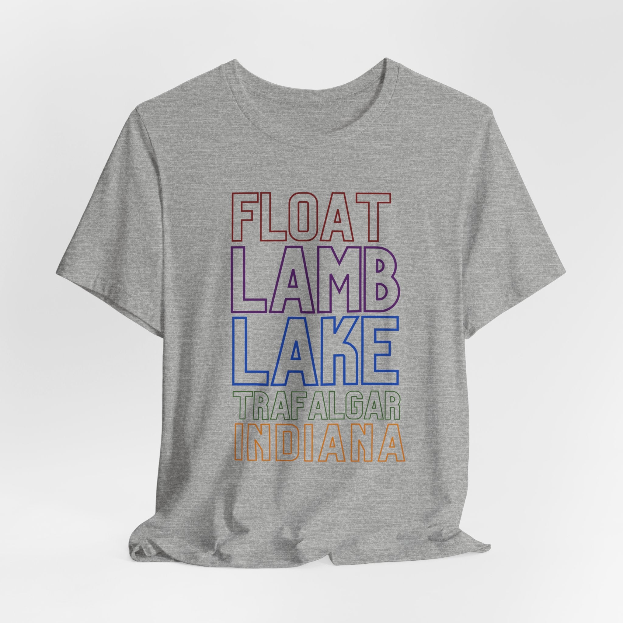 Float Lamb Lake Trafalgar Indiana T-Shirt