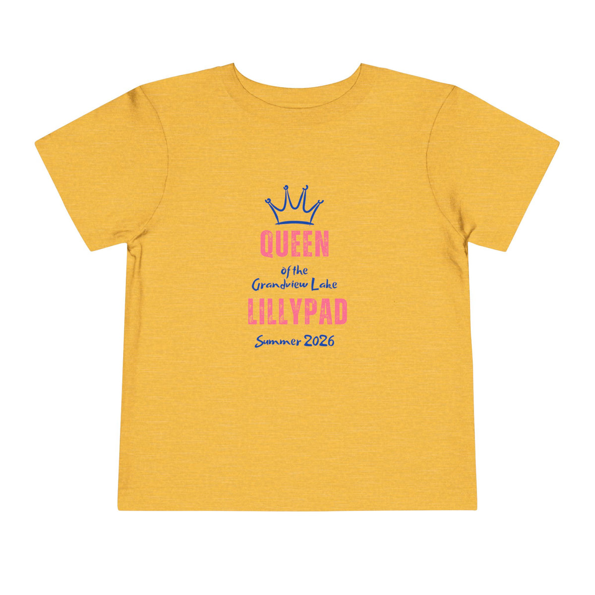 Toddler Tee — “Queen of the Lillypad” Grandview Lake Summer 2026