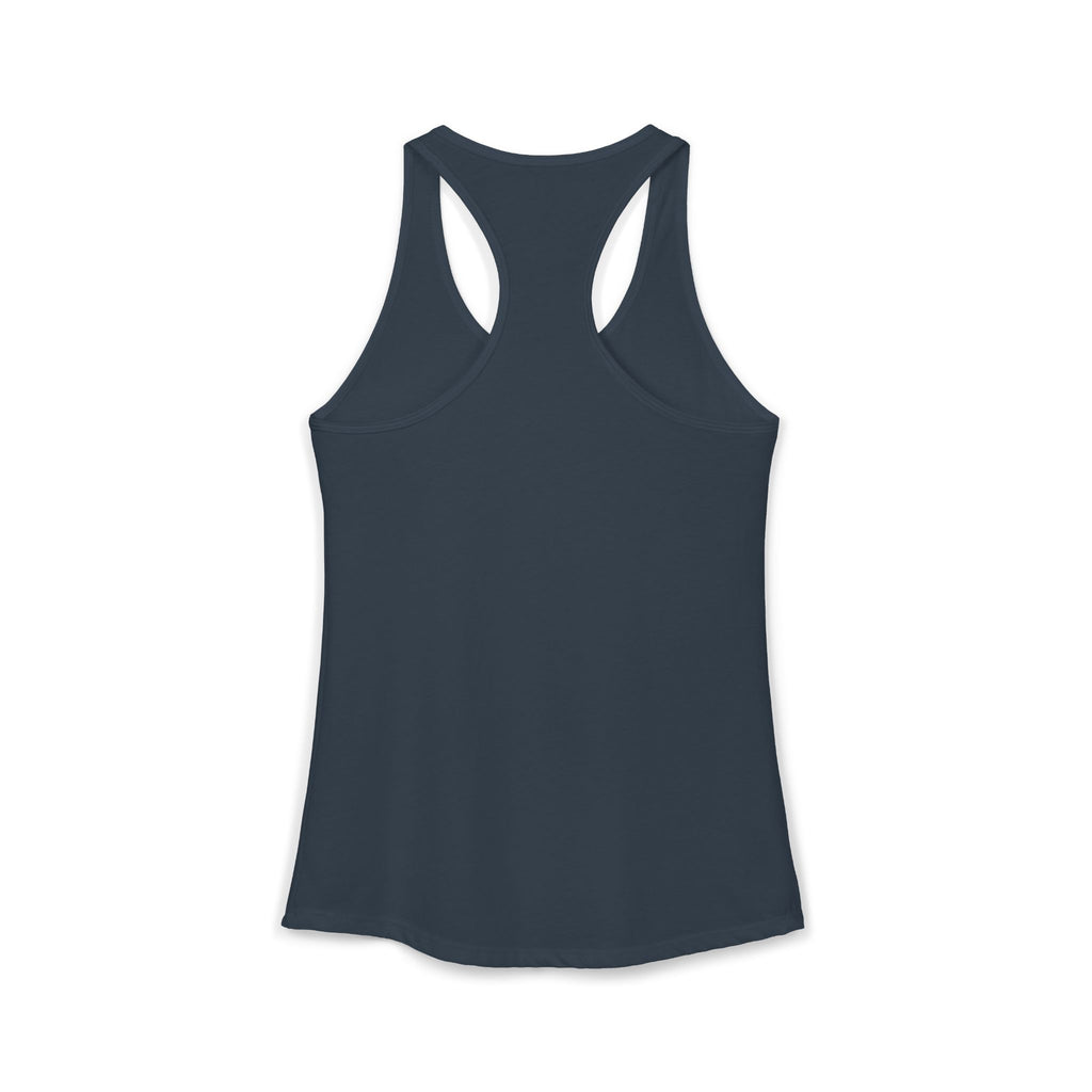 Women's Racerback Tank- "Kayak Prince's Lakes"
