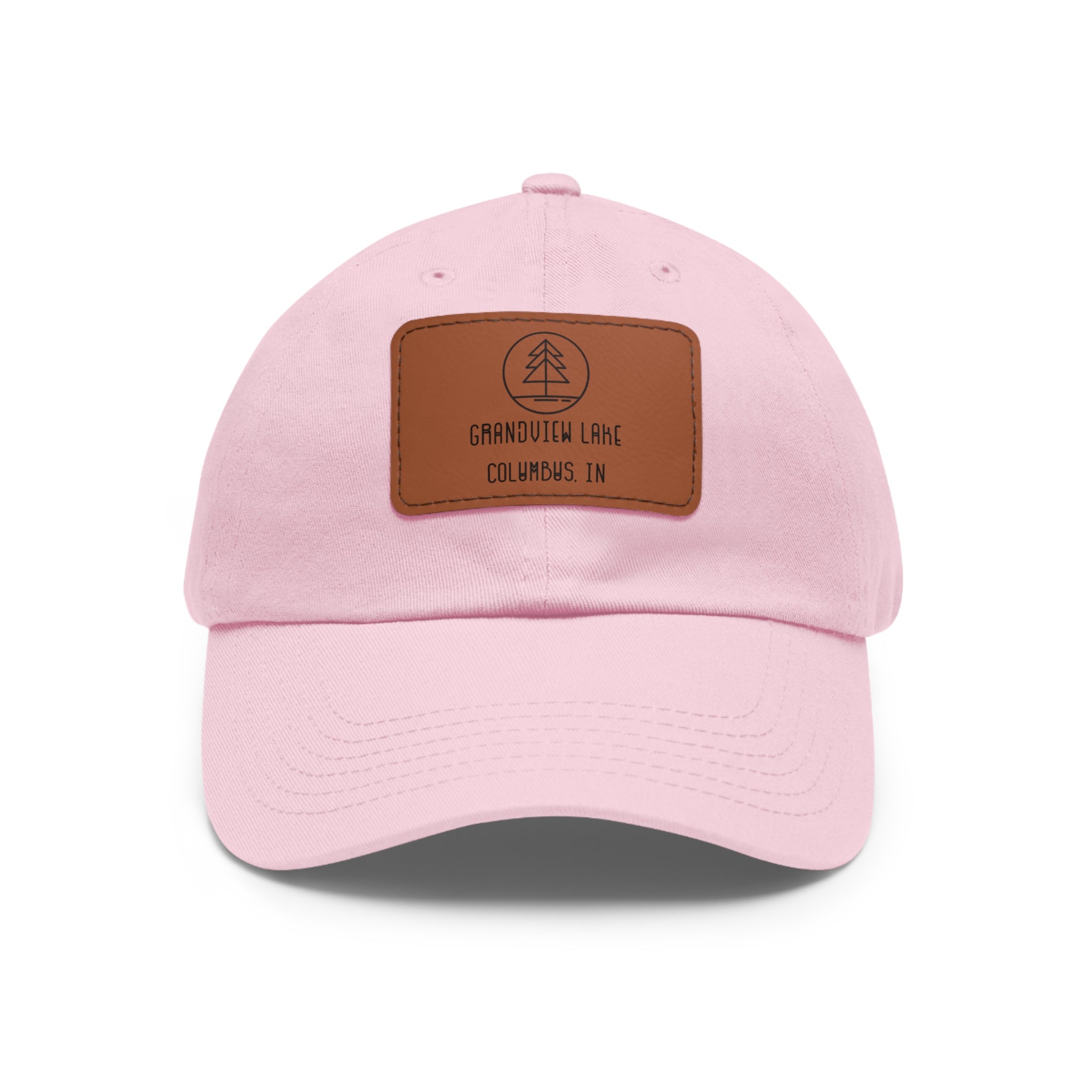Leather Patch Hat — Grandview Lake Outdoor Baseball Cap