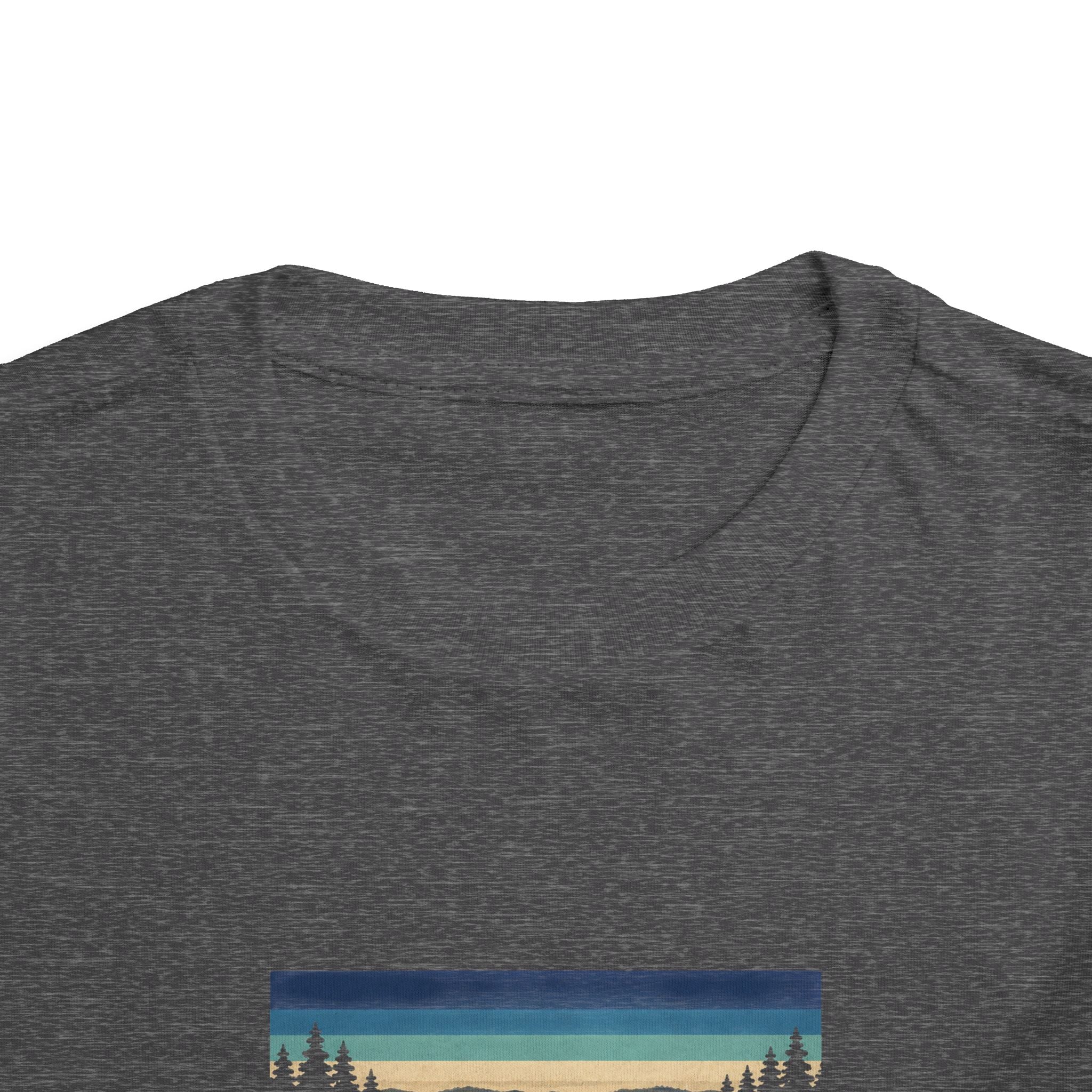 Toddler Tee - "Prince's Lakes" Retro Sunset Graphic