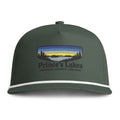 Prince's Lakes Sunset Rope Cap — Vintage Sunwashed Embroidered Baseball Hat