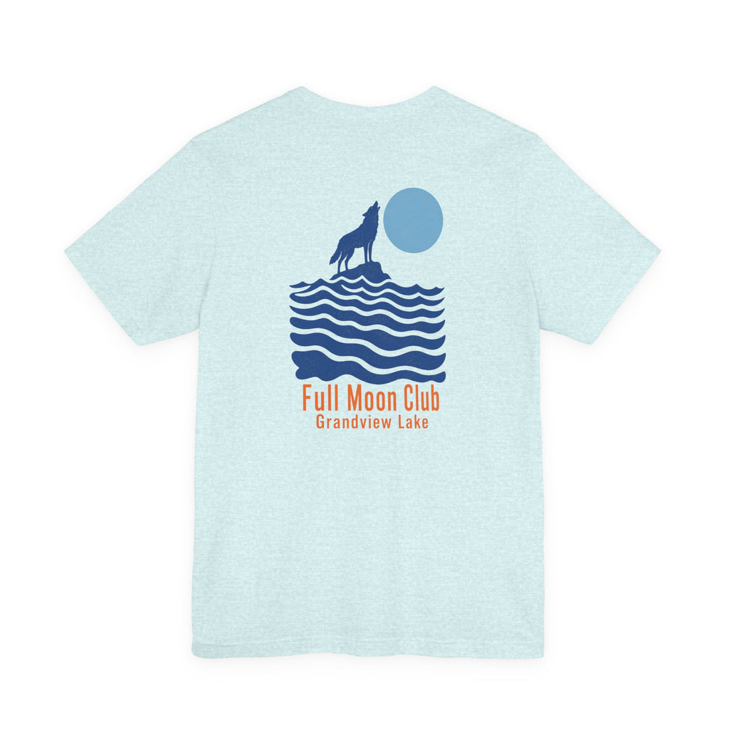Grandview Full Moon Club Lake T-Shirt — Wolf Moon Graphic Tee
