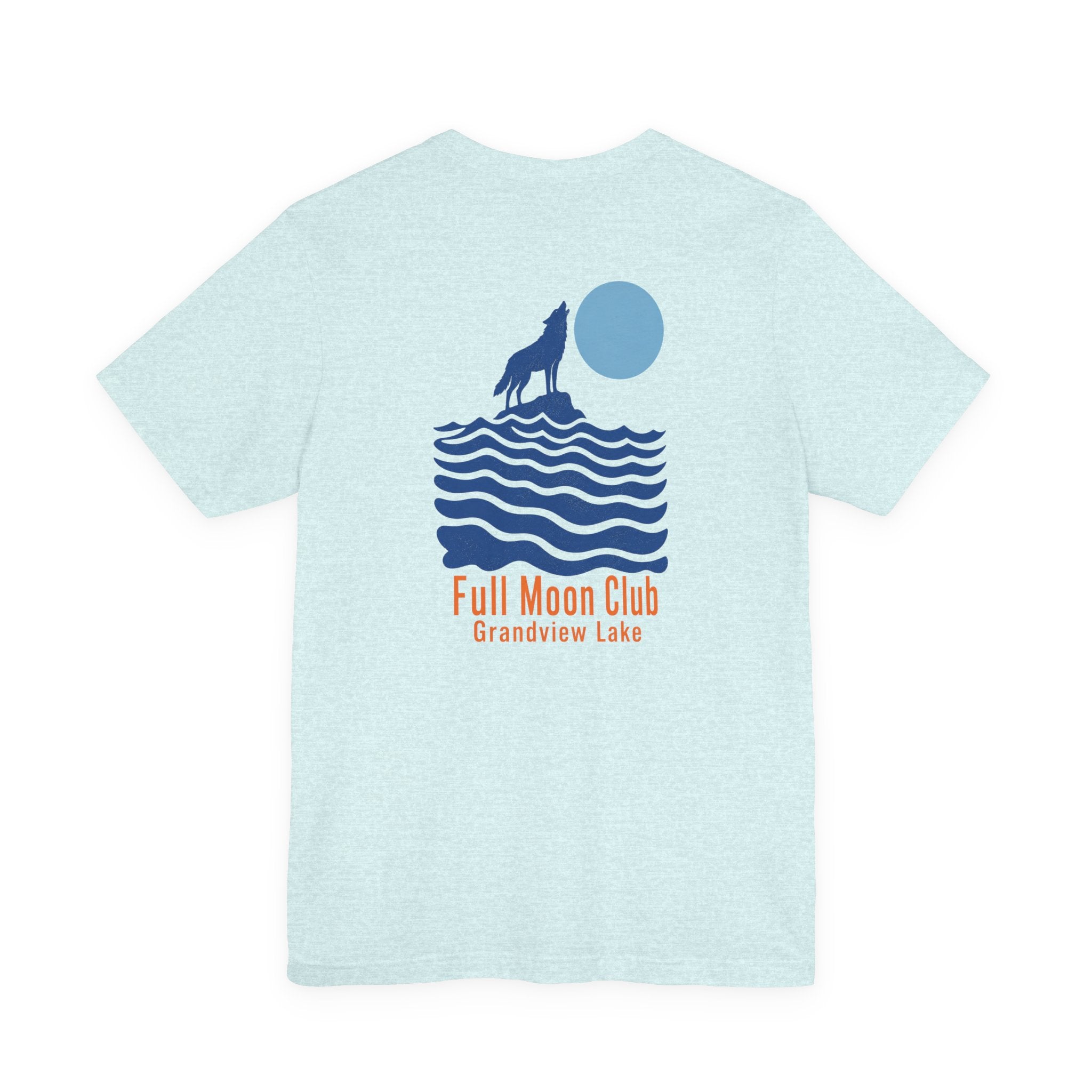 Grandview Full Moon Club Lake T-Shirt — Wolf Moon Graphic Tee