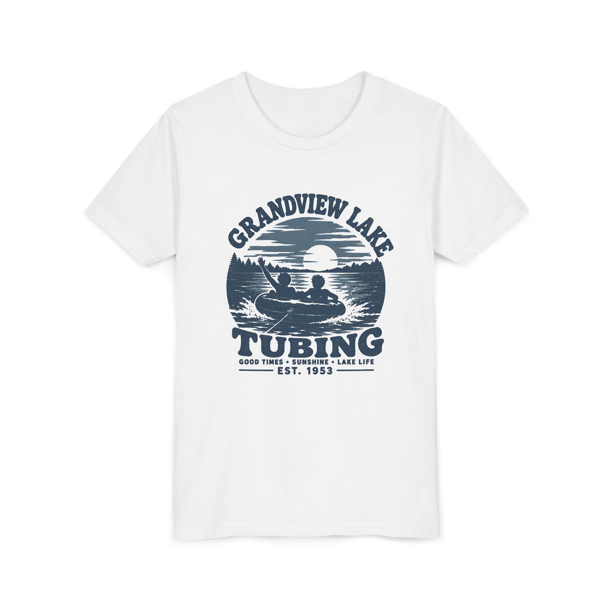 Youth T-Shirt - Grandview Lake Tubing Vintage Design