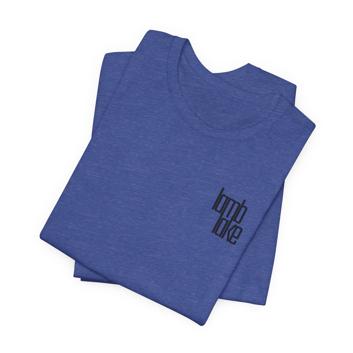 'lamb lake' Graphic Tee —  Minimal Logo T‑Shirt