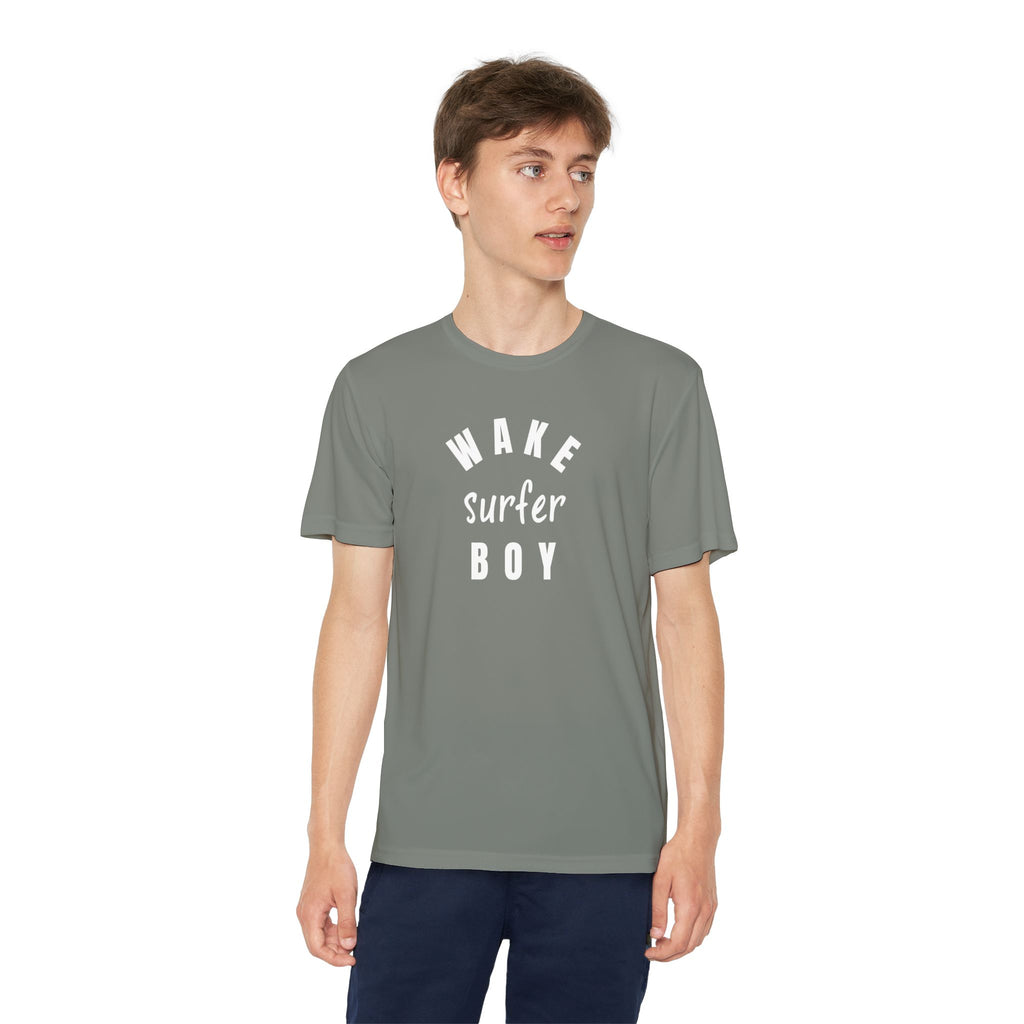 Youth Wake Surfer Boy Tee