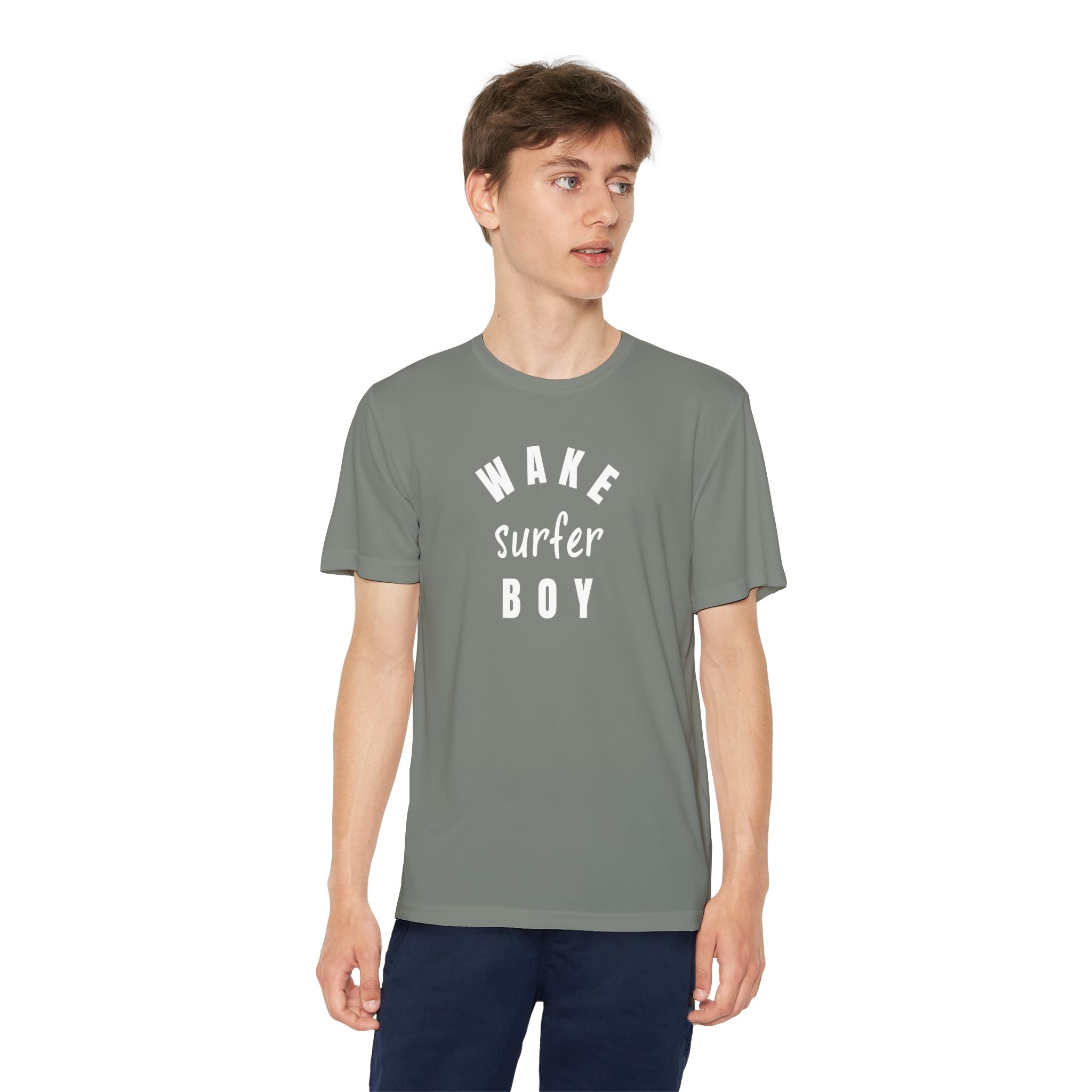 Youth Wake Surfer Boy Tee