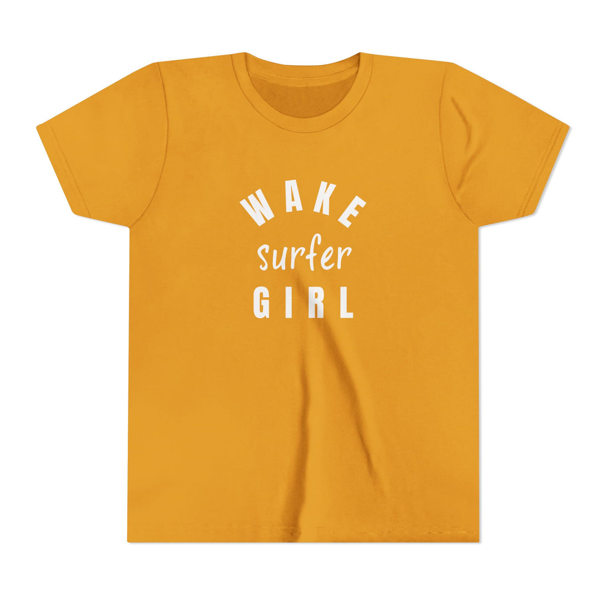 Youth Tee — "Wake Surfer Girl" Graphic Shirt