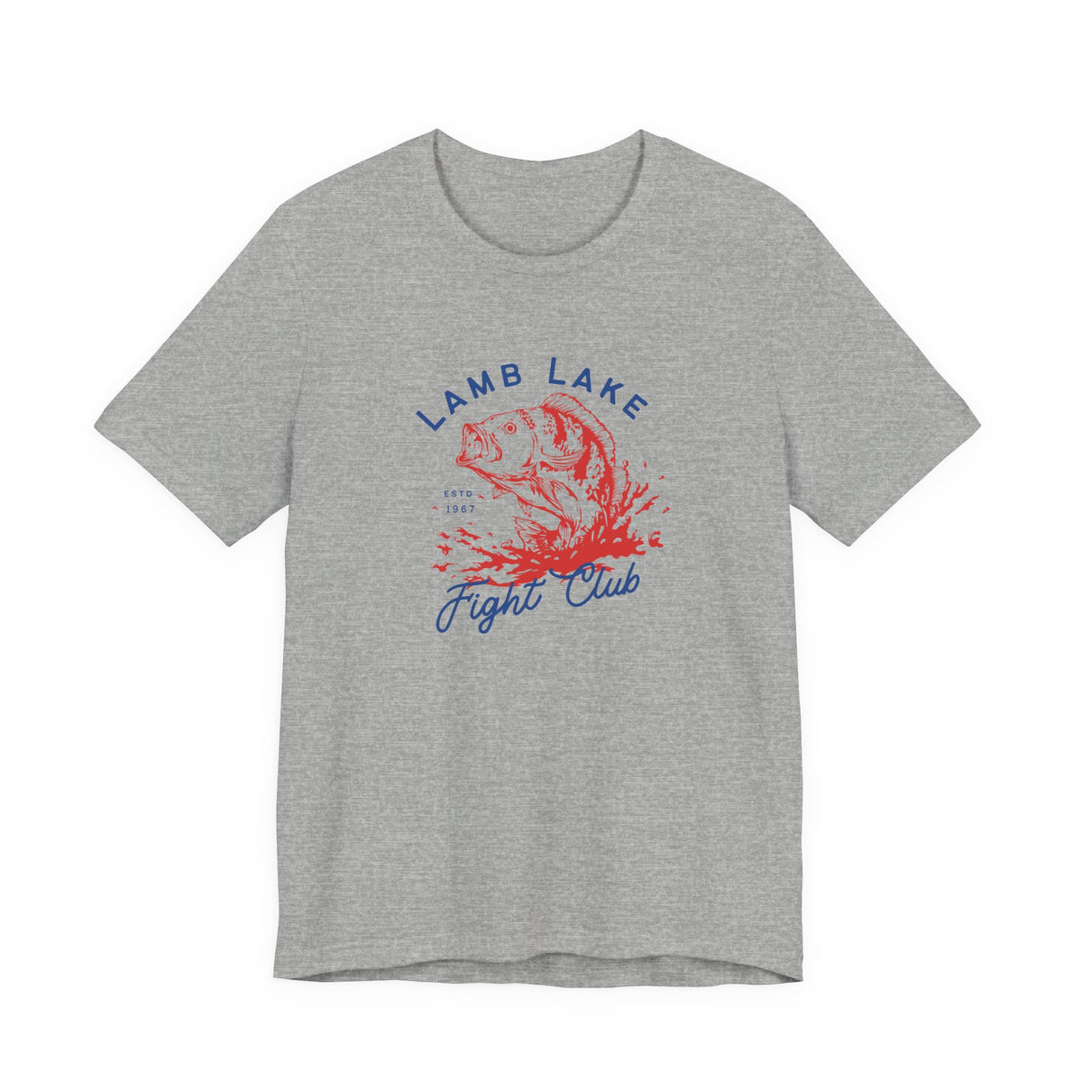 Lamb Lake Fight Club Fishing T-Shirt