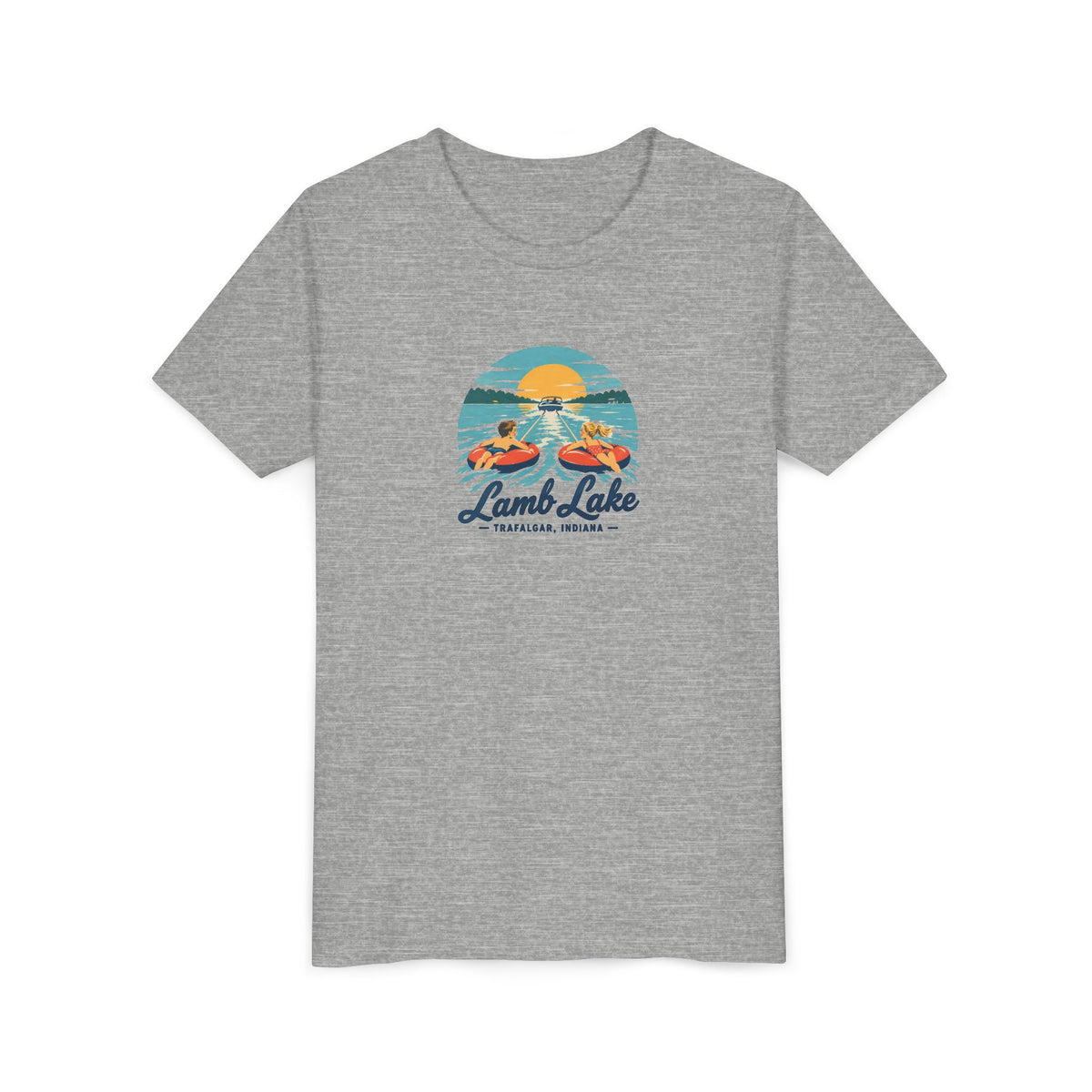 Youth T-Shirt - Lamb Lake Tubing Vintage Design