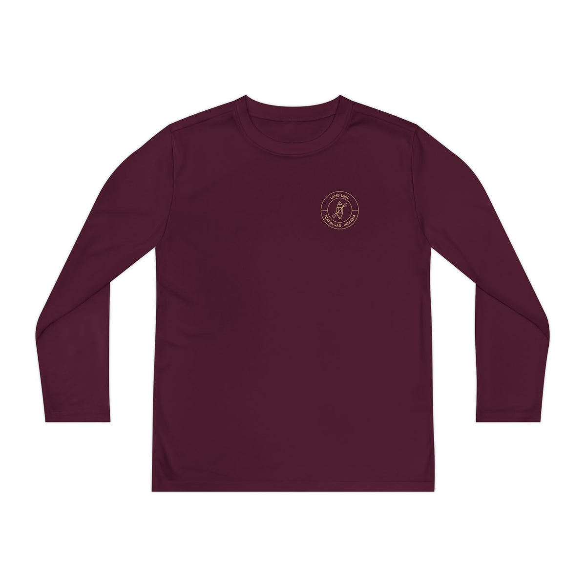 Youth Long Sleeve Tee - Lamb Lake Kayak Logo